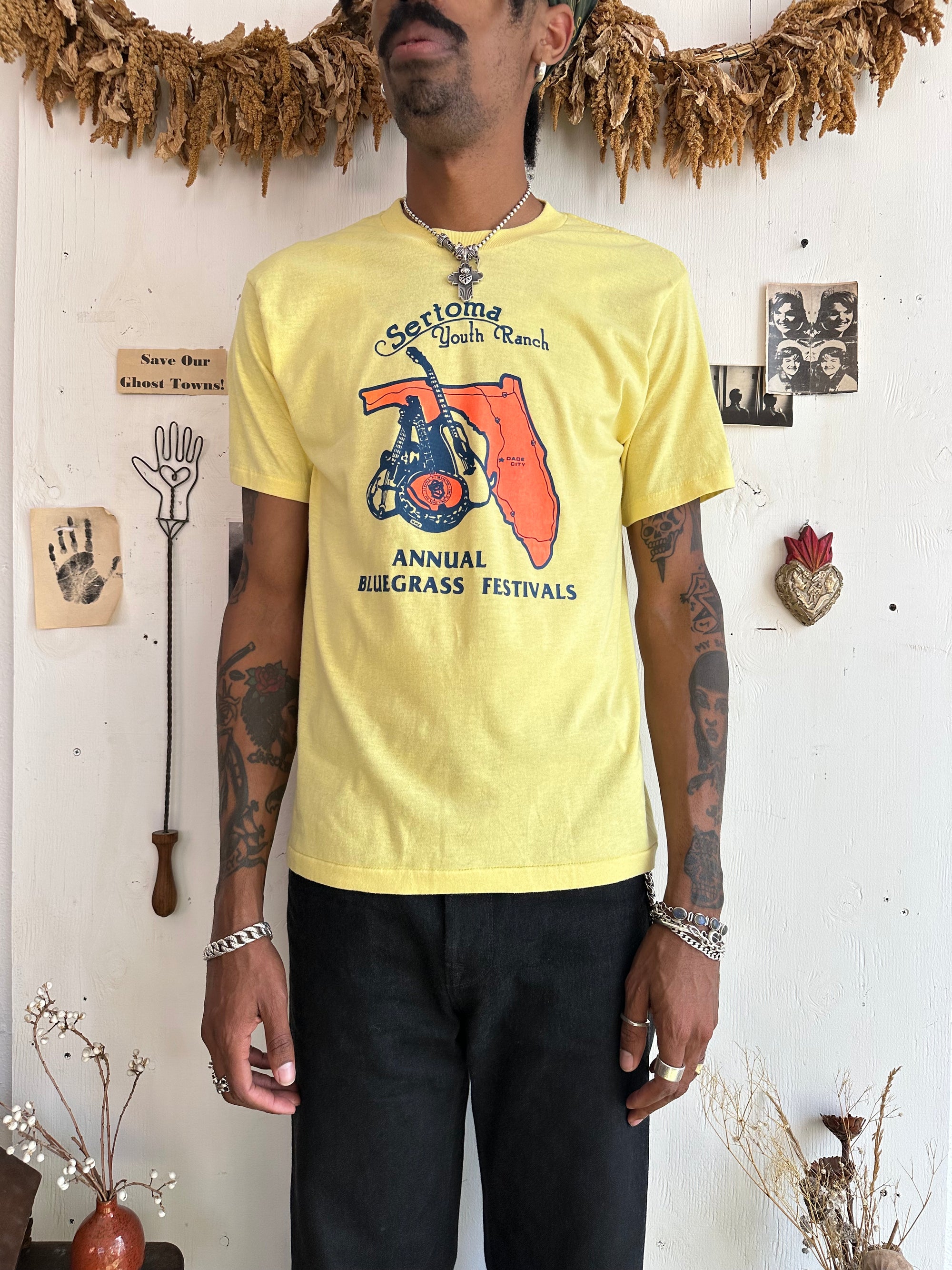 1980s Annual Bluegrass Festival Tee