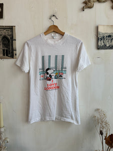 1980s I Love London Snoopy Tee (S)