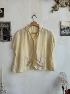 1960s Embroidered Blouse (XL)