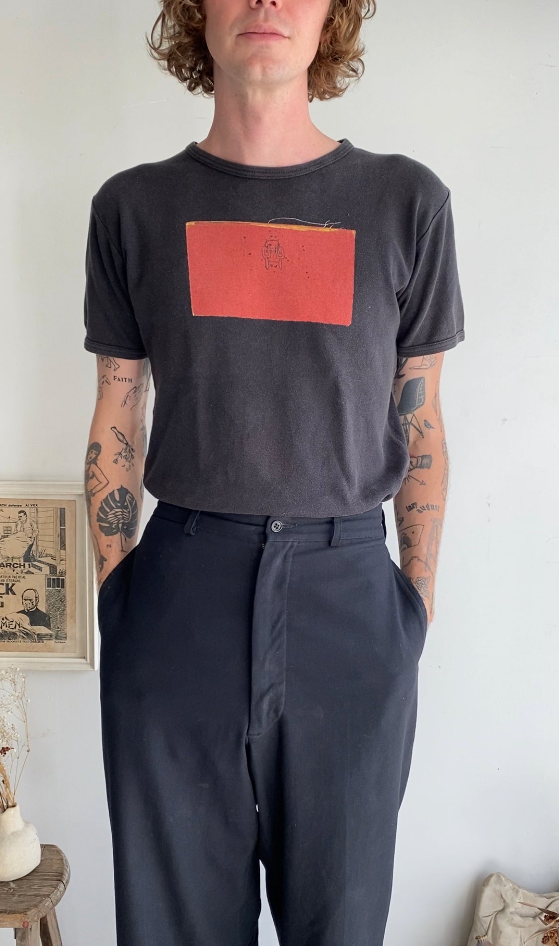 2001 Faded Radiohead Amnesiac T-Shirt (M)