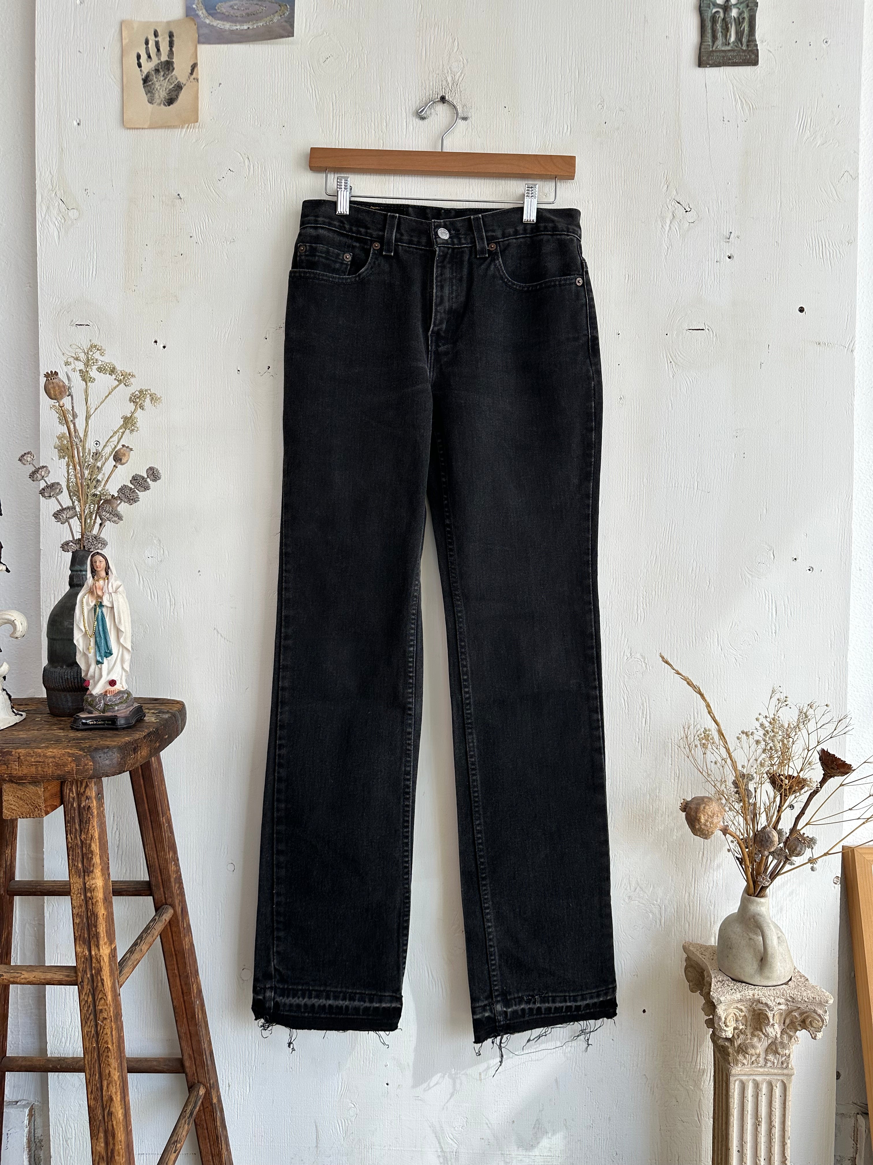 1990s Black Washed Levis 505s (29/33)
