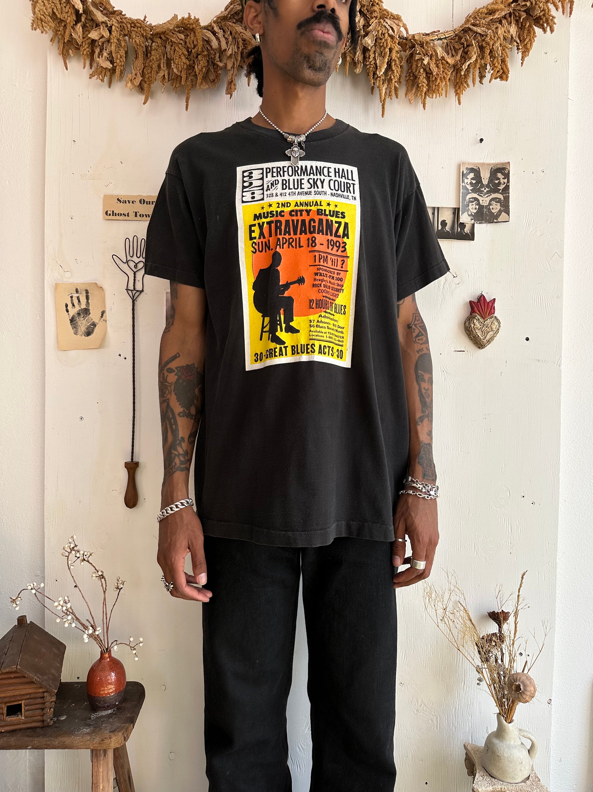 1993 Music City Blues Extravaganza Tee