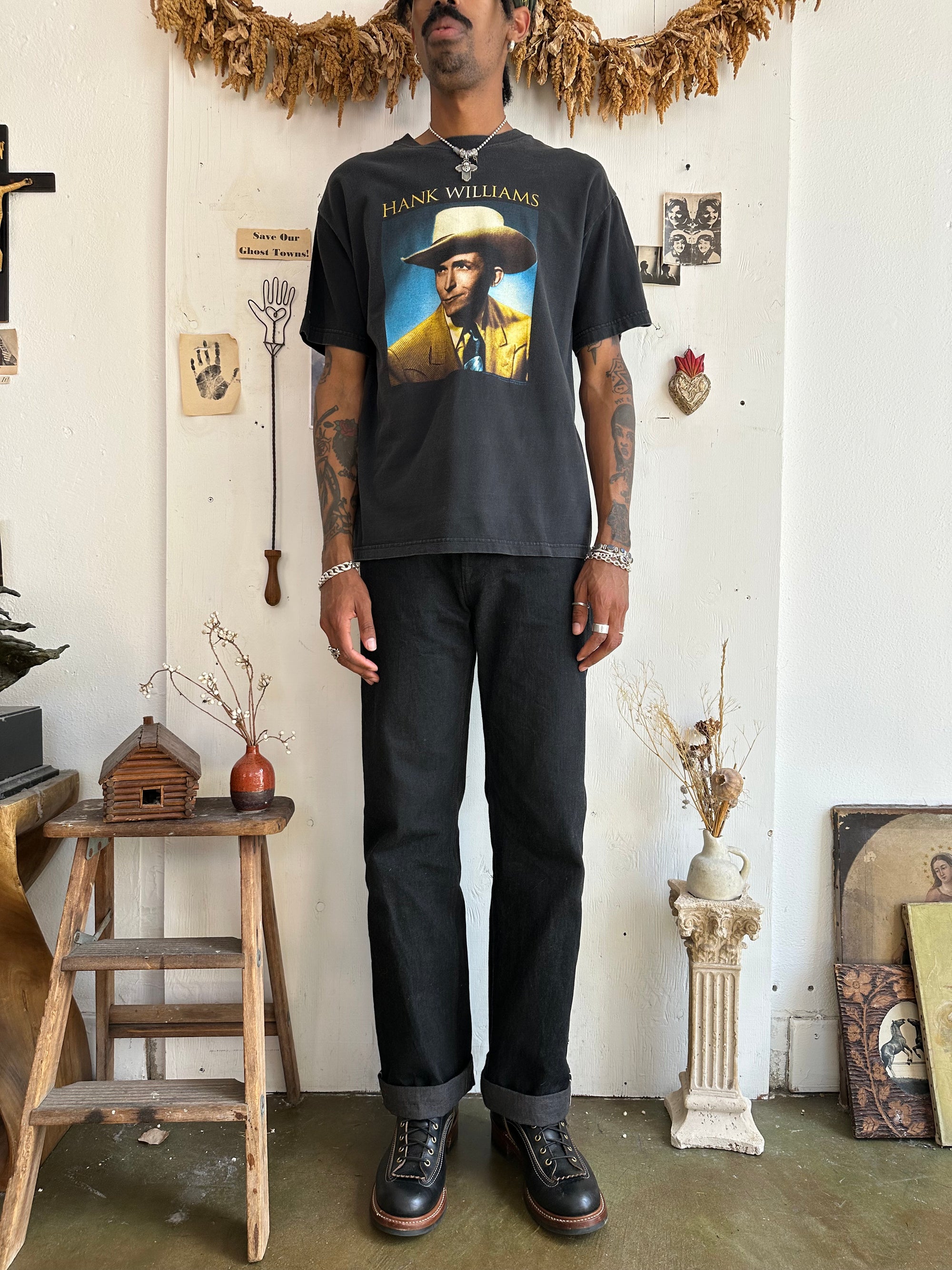 2002 Hank Williams Portrait Tee