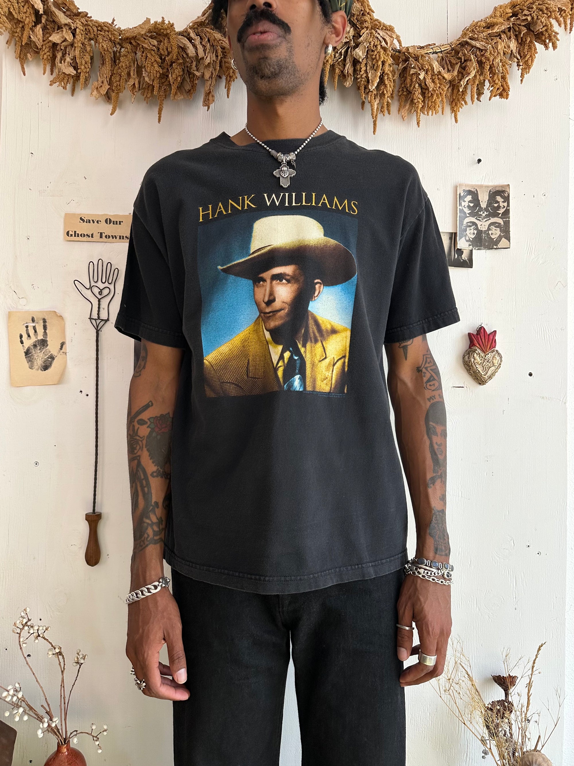 2002 Hank Williams Portrait Tee