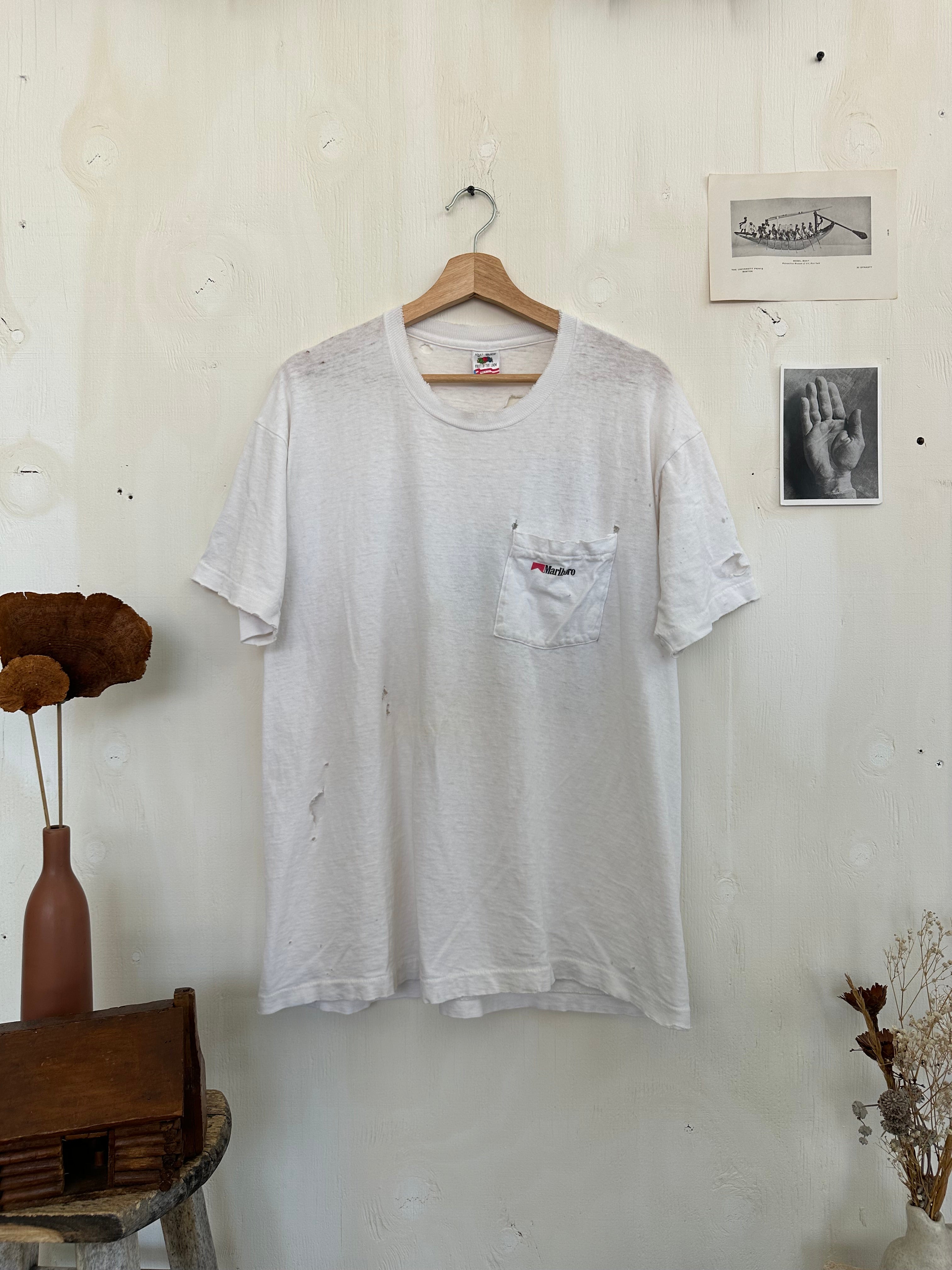 1990s Thrashed Marlboro Pocket Tee (L)