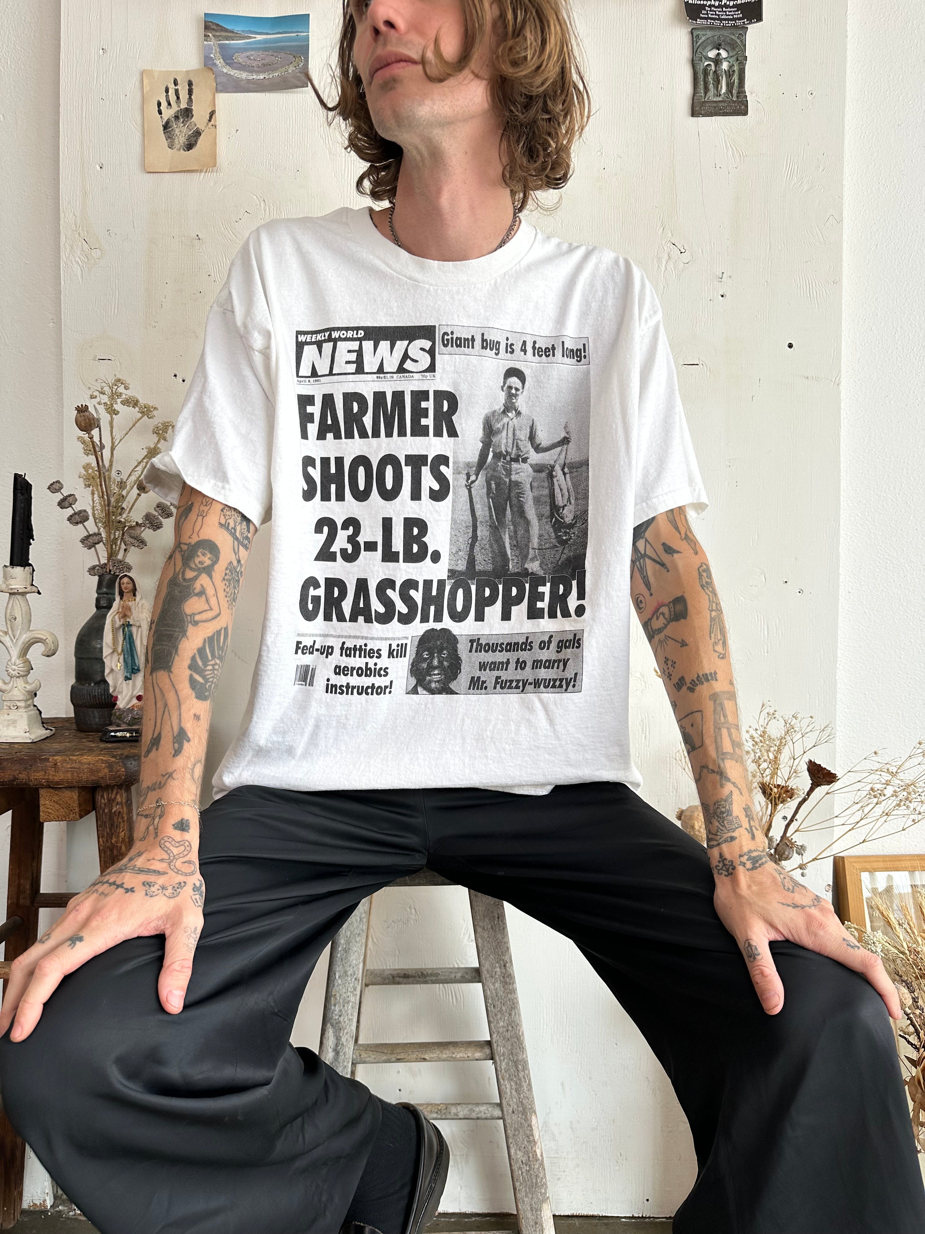 1991 Grasshopper Tabloid Tee (XL/XXL)