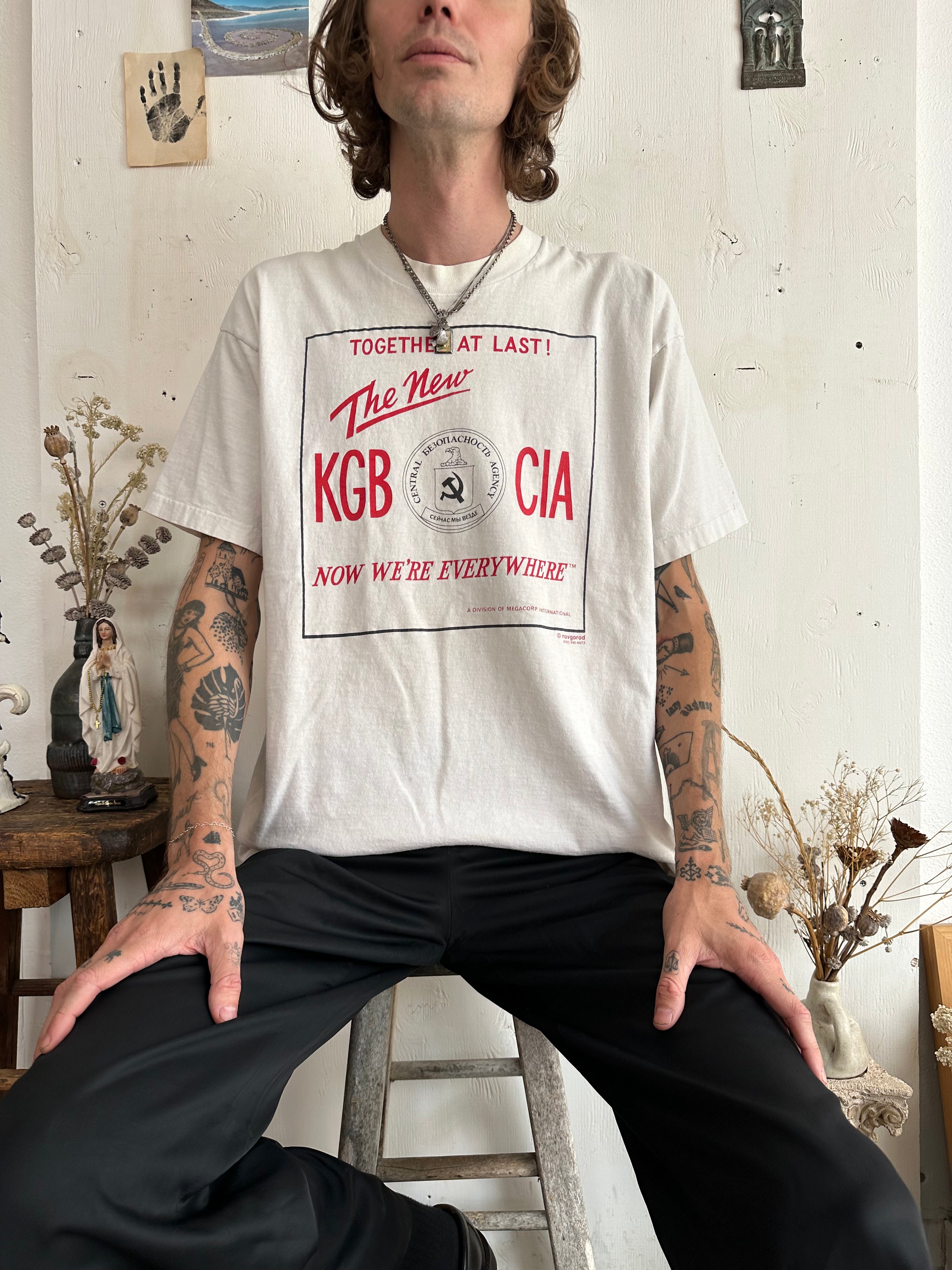 1990s KGB/CIA T-Shirt (XL)