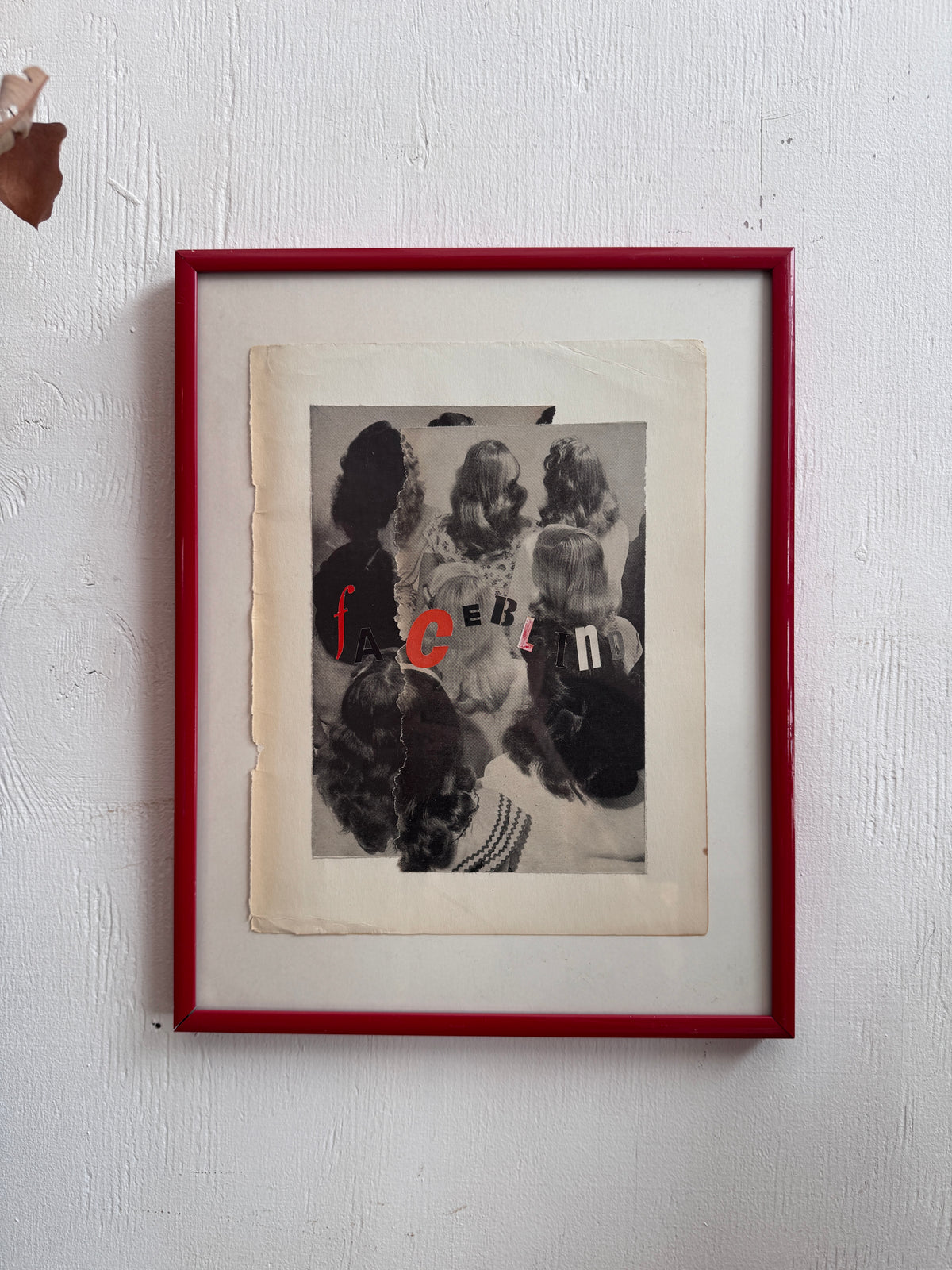 'Faceblind' - A Collage