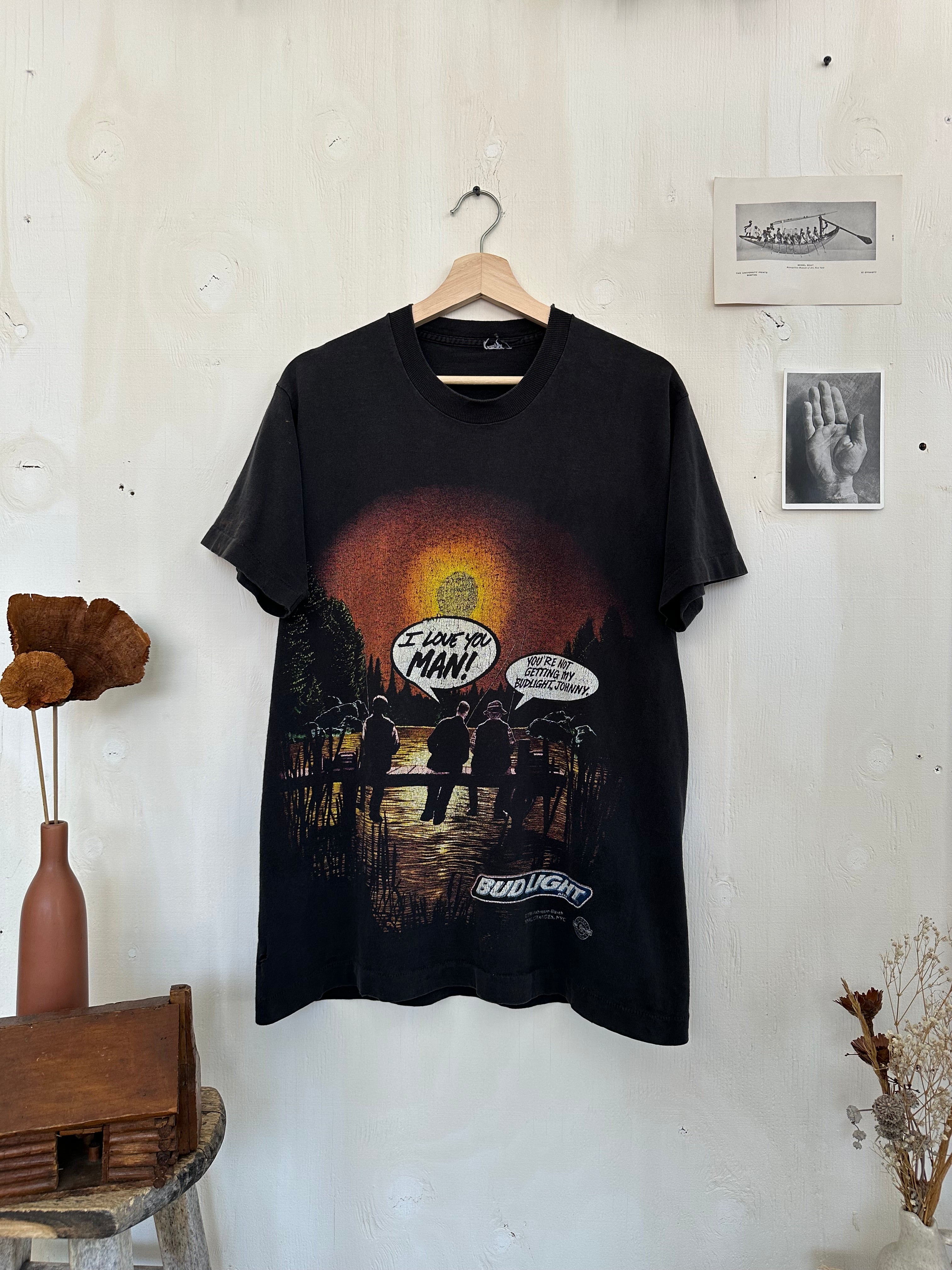 1990s Faded 1996 Bud Light Tee (L)