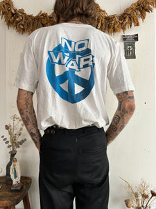 1990s No Blood For Oil / No War T-Shirt (L/XL)
