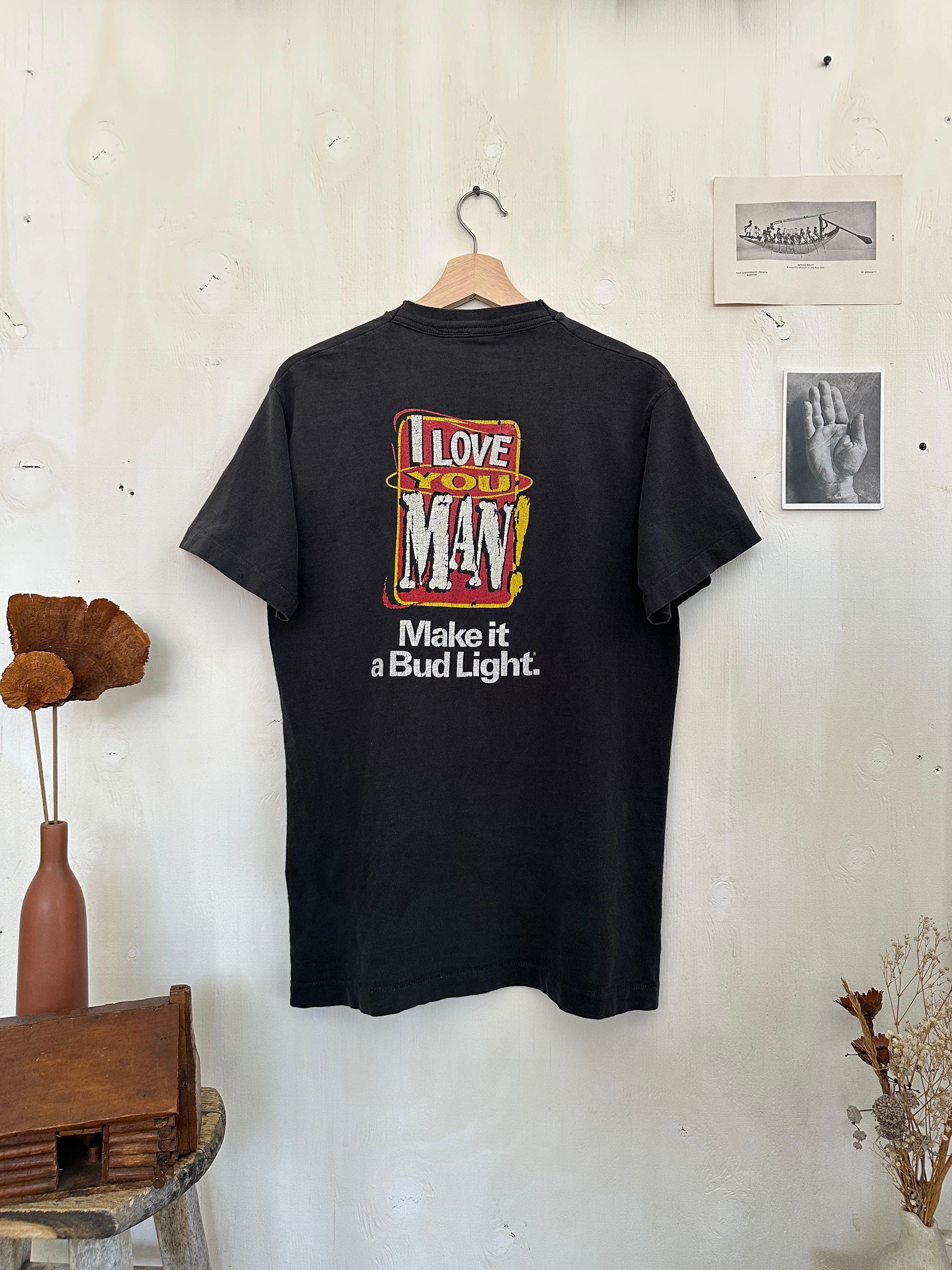 1990s Faded 1996 Bud Light Tee (L)