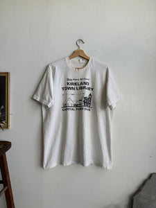 1980s Kirkland Town Library T-Shirt (XXL)