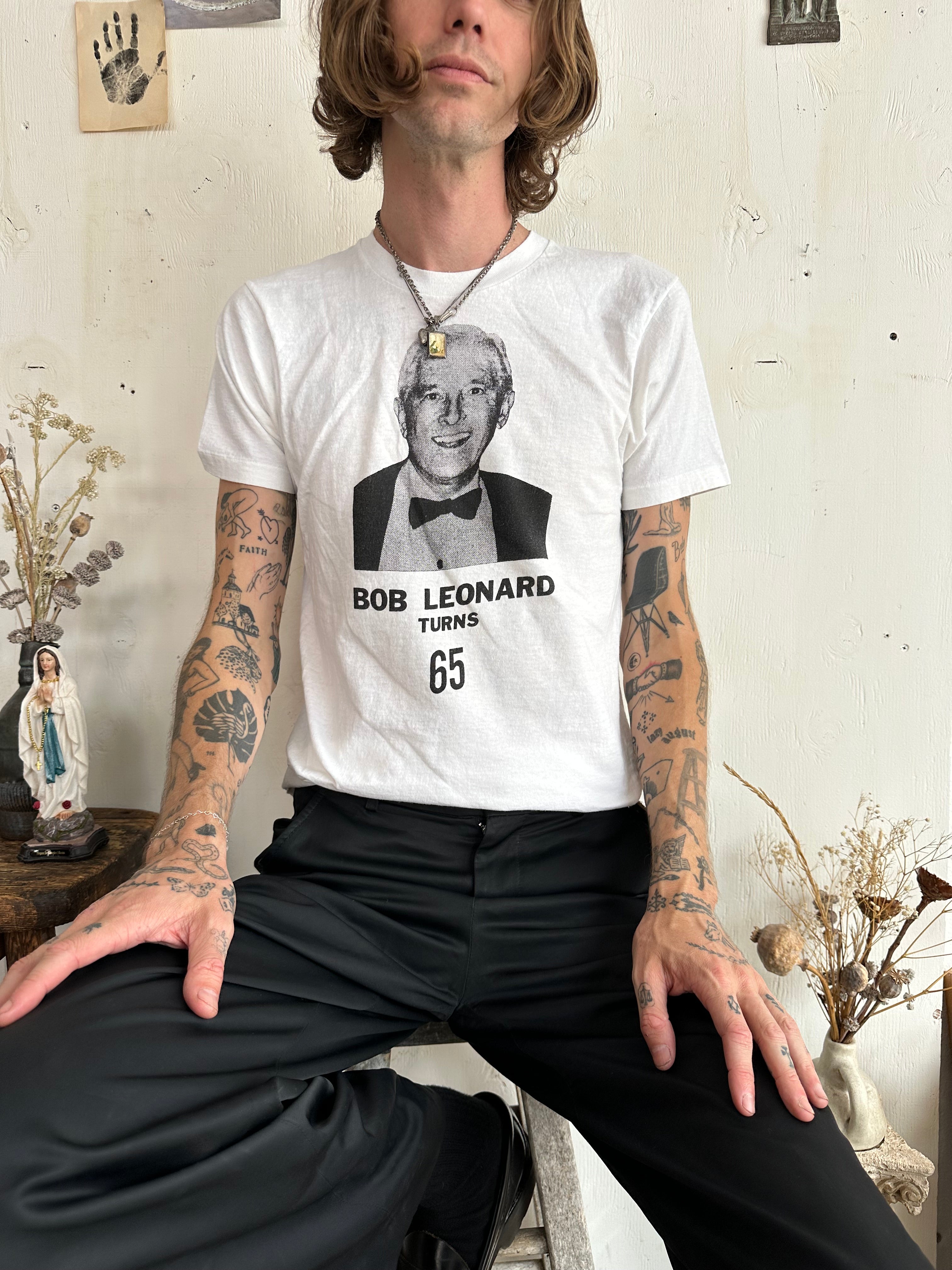 1980s Bob Leonard Turns Sixty-Five Tee (M)
