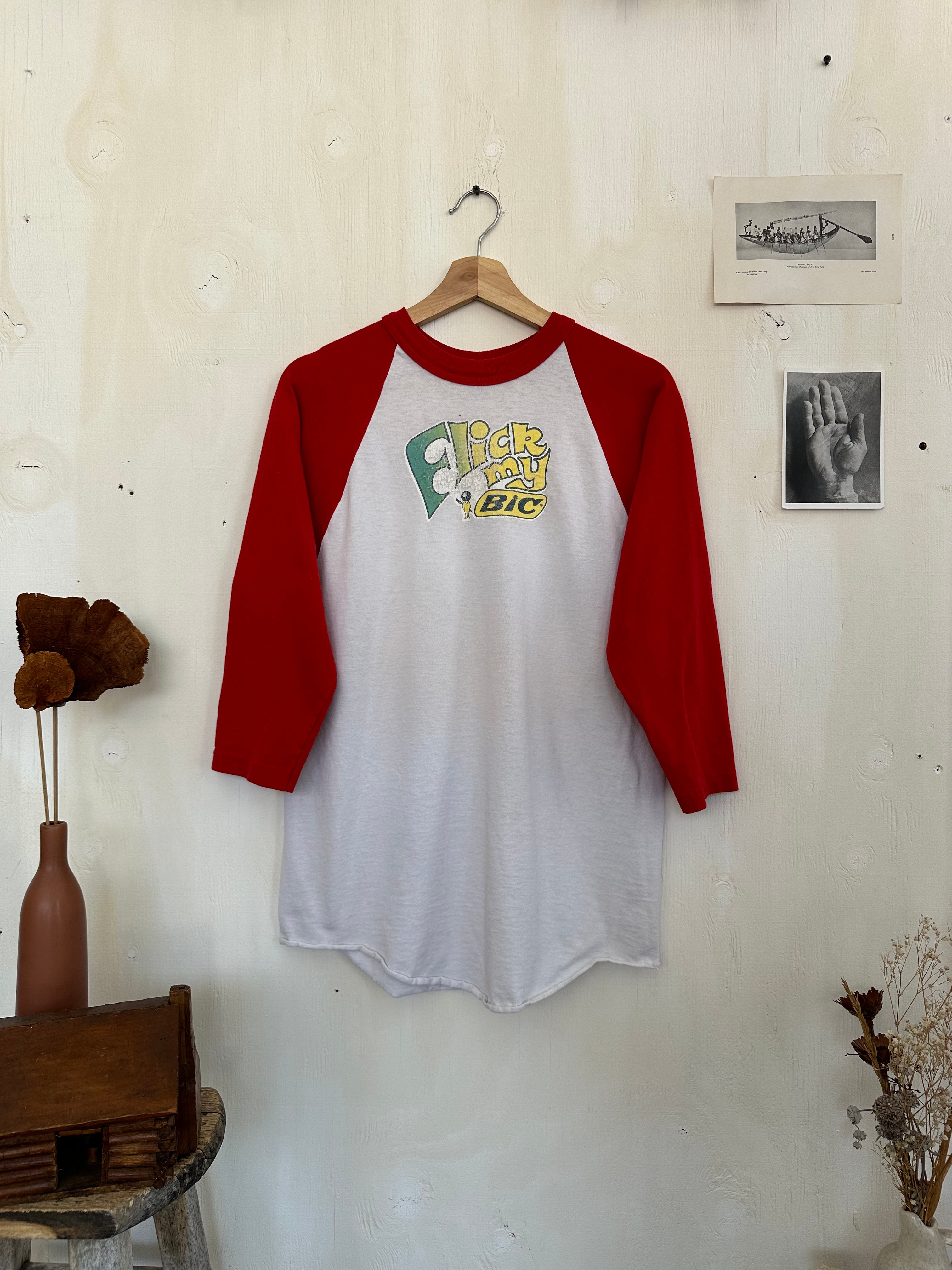 1980s Flick My Bic Baseball Tee (M/L)