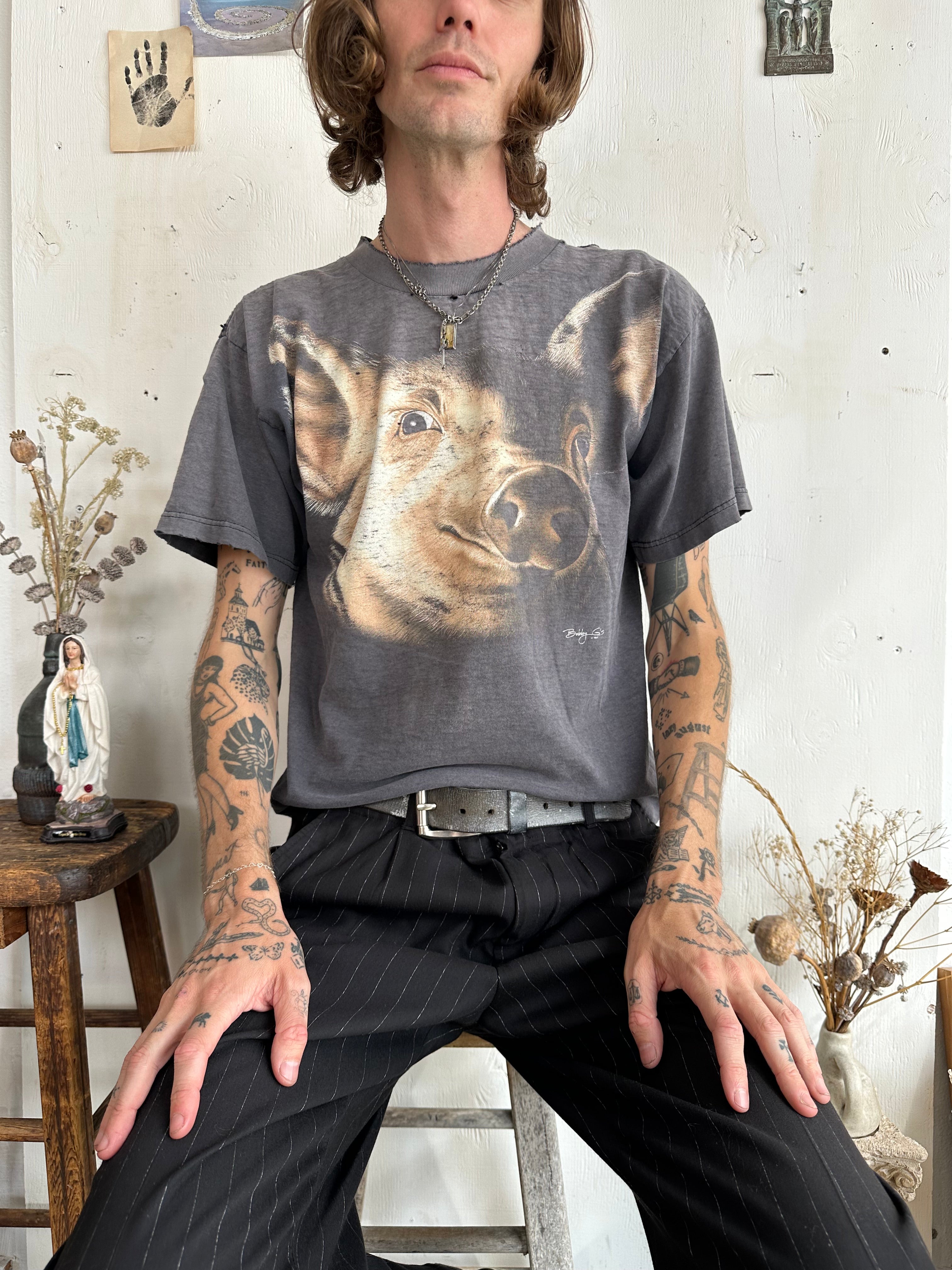 1997 Sunfaded Pig T-Shirt (M/L)