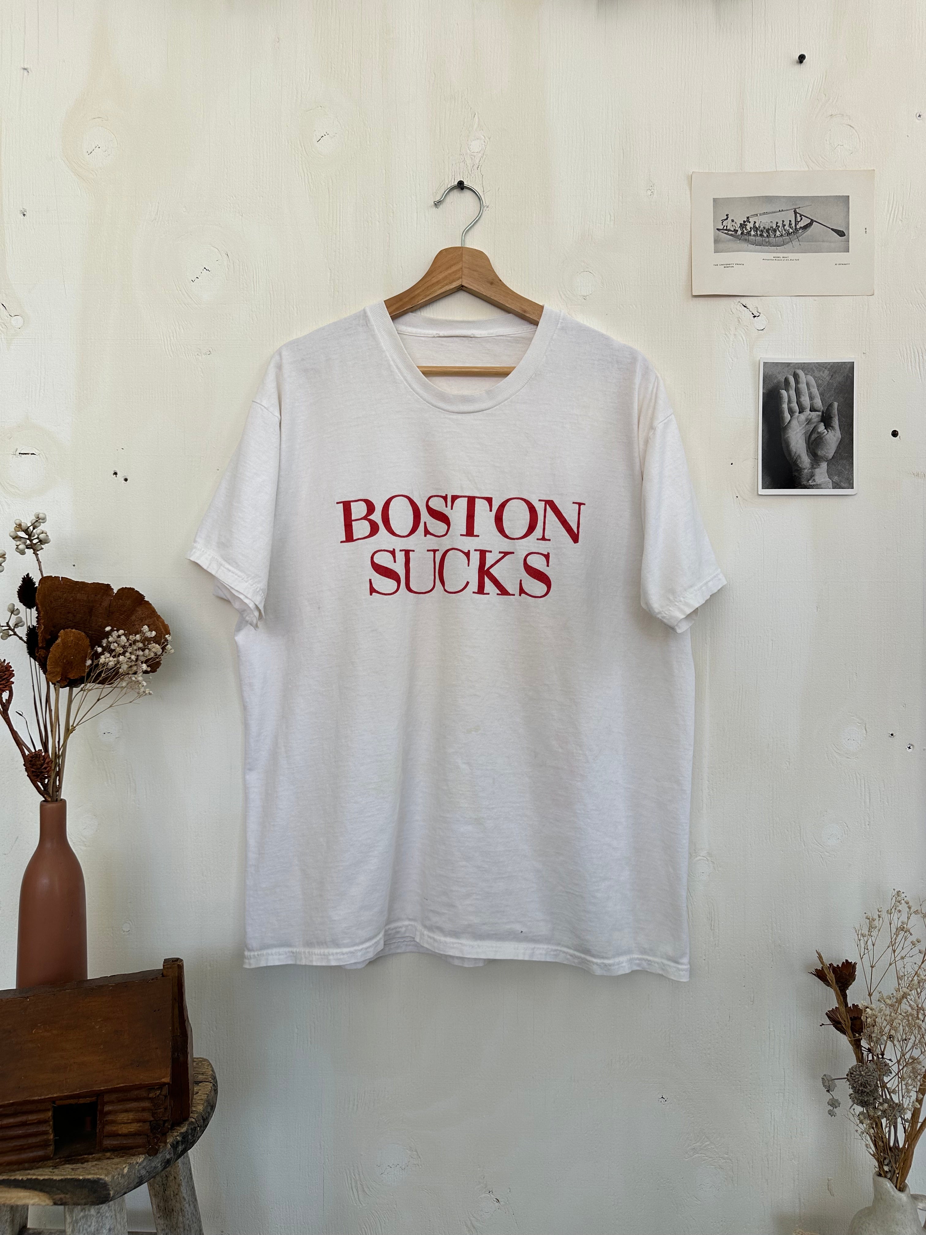 1990s Boston Sucks T-Shirt (Boxy XL)