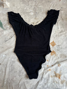 1980’s Victoria’s Secret Lace Up Body Suit (M)