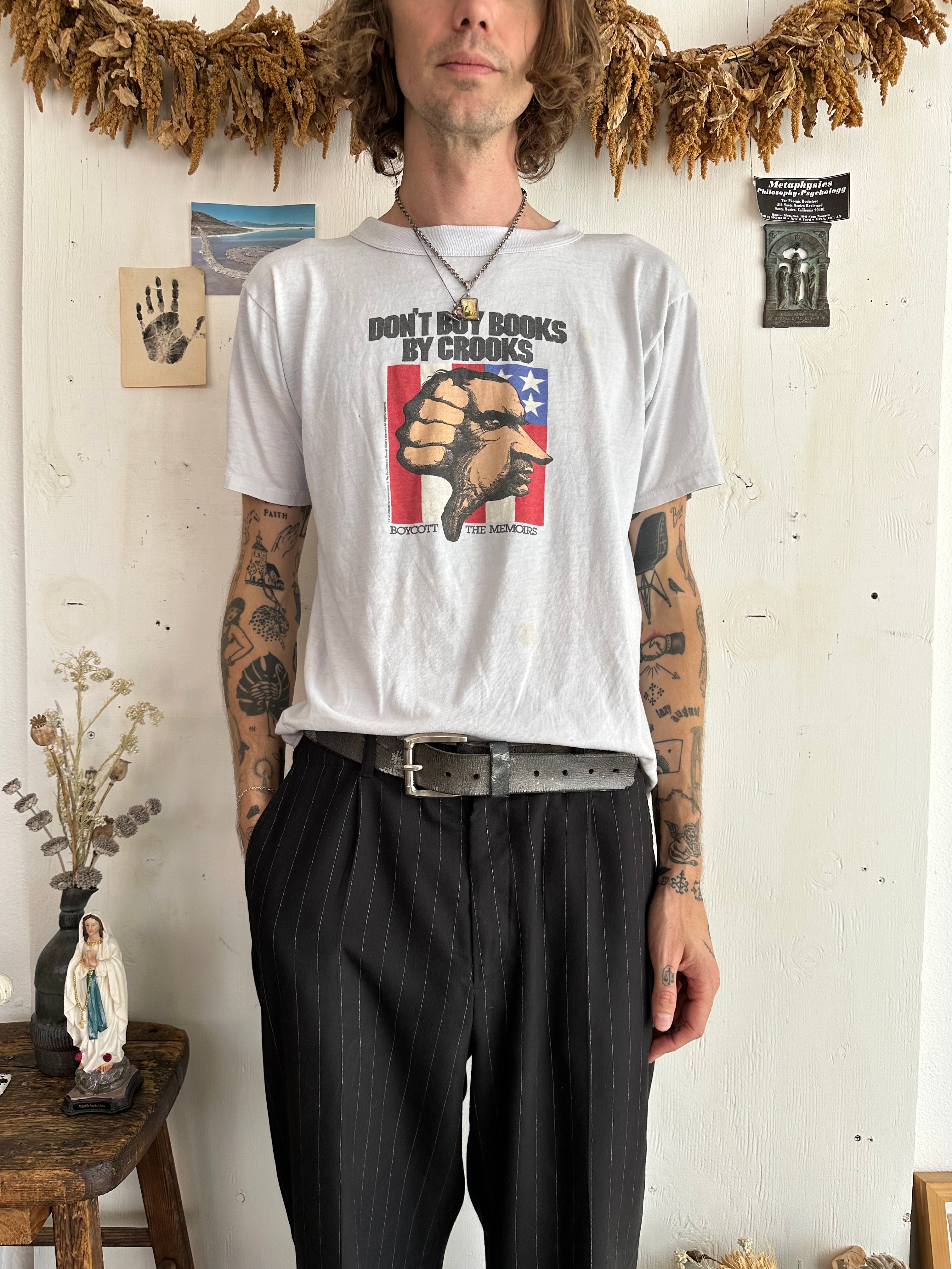 1980s Boycott the Memoirs T-Shirt (Boxy L)