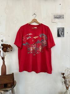 1990s Well-Worn Teddy Bear T-Shirt (Boxy L/XL)