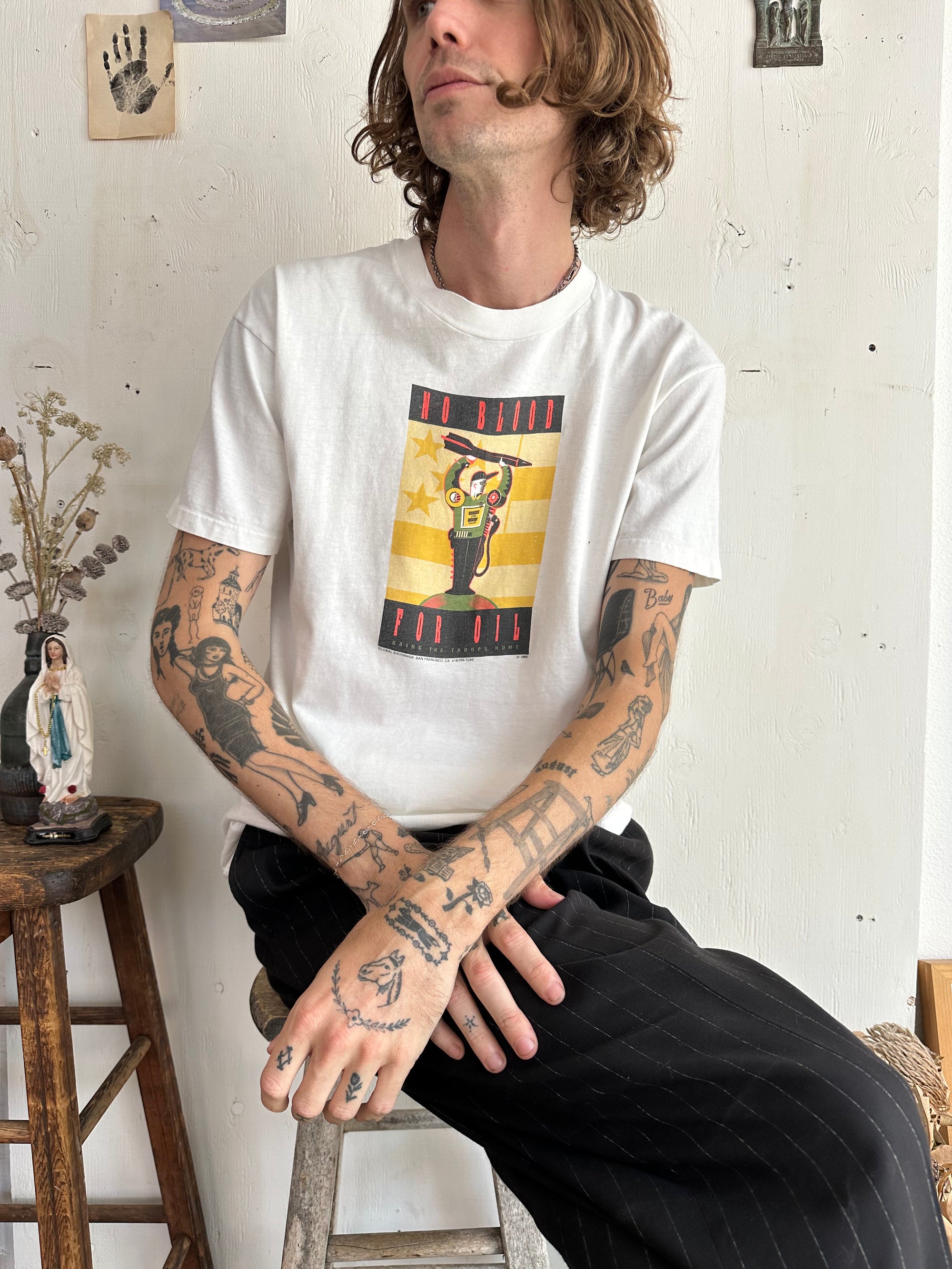 1990 No Blood for Oil T-Shirt