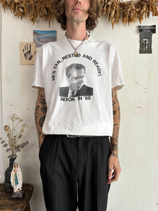 1988 Nixon Tan, Rested and Ready T-Shirt (L/XL)