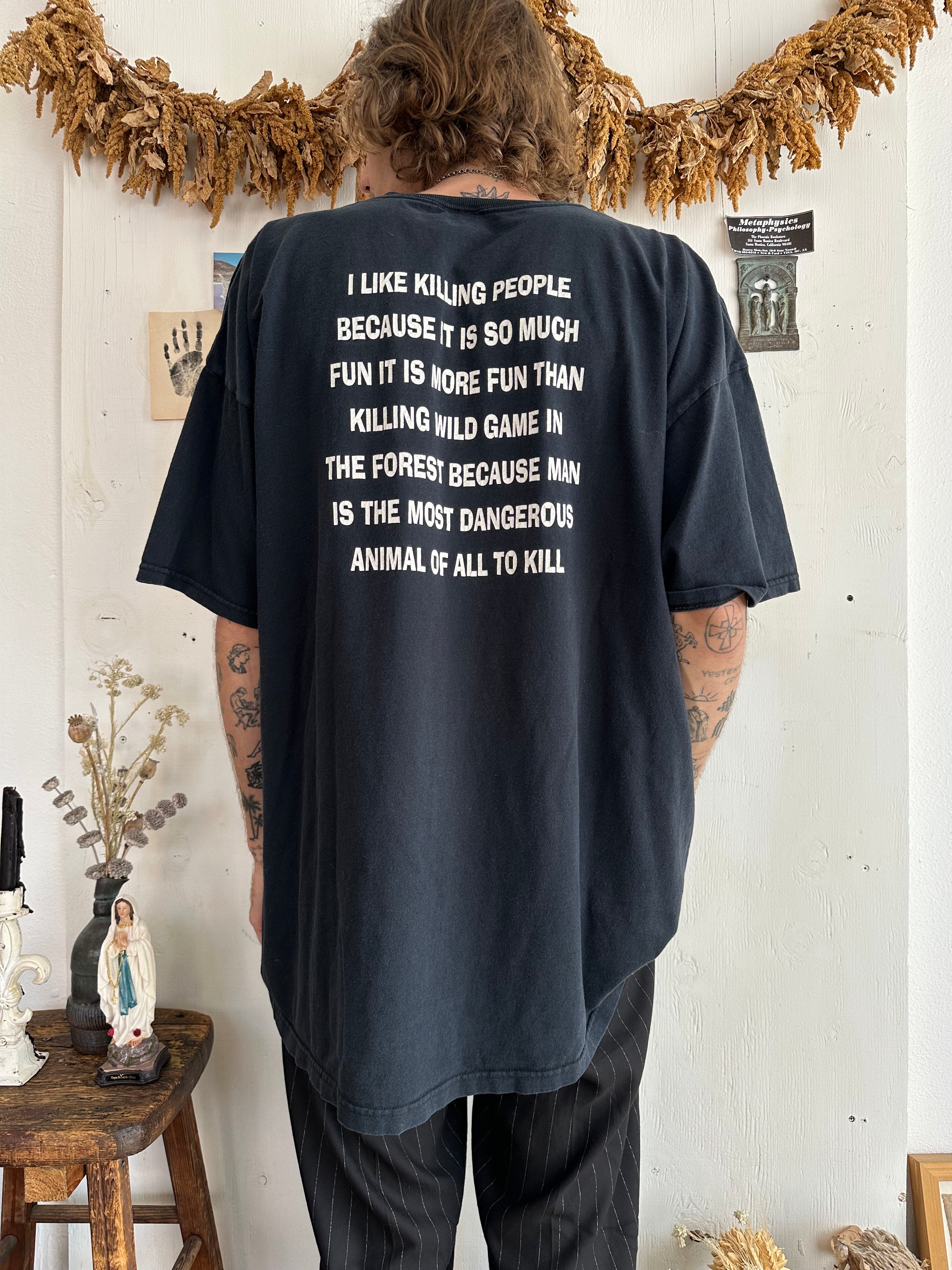 1990s/2000s Oversized Zodiac Killer T-Shirt (XXL/3XL)