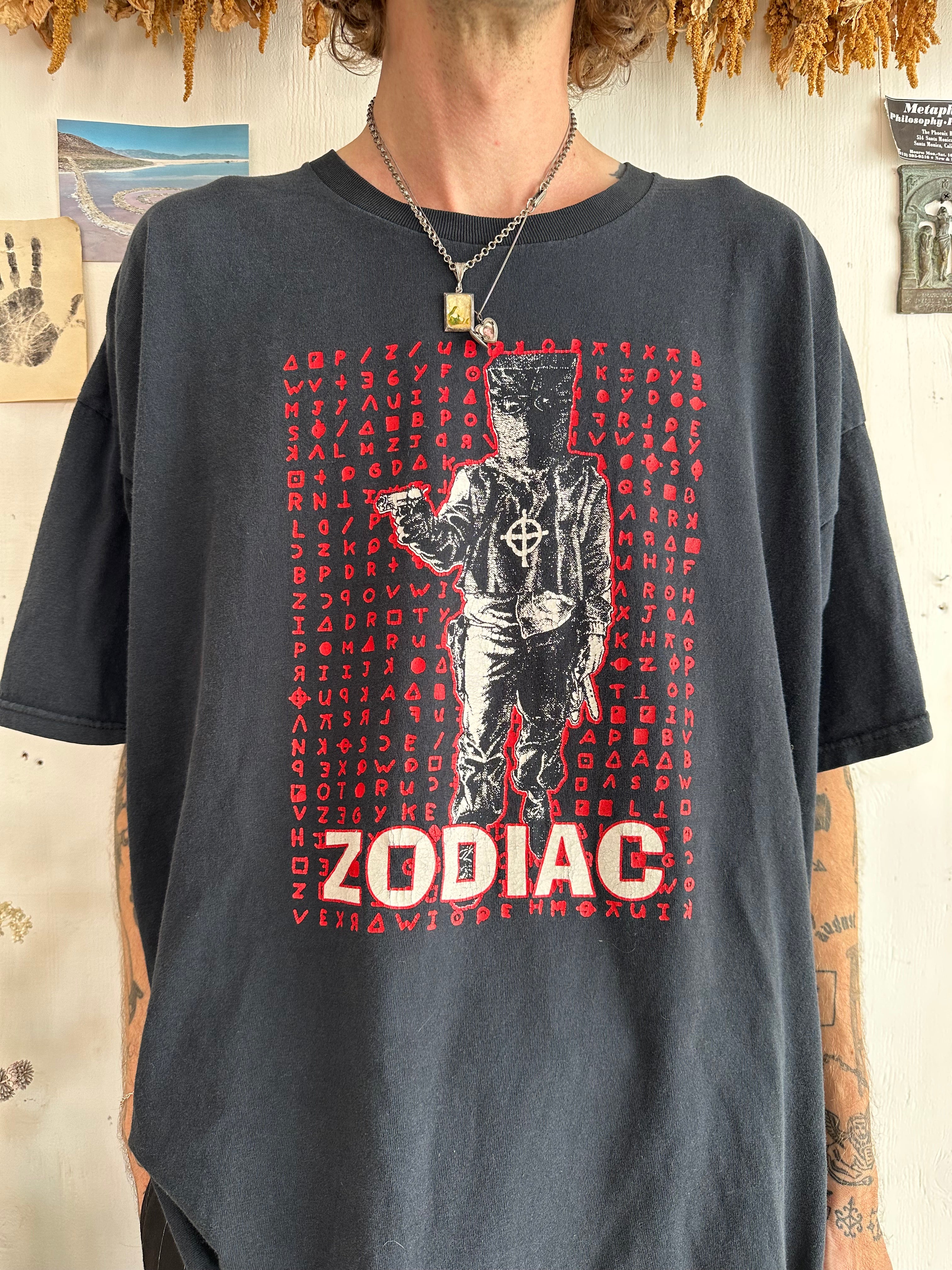 1990s/2000s Oversized Zodiac Killer T-Shirt (XXL/3XL)