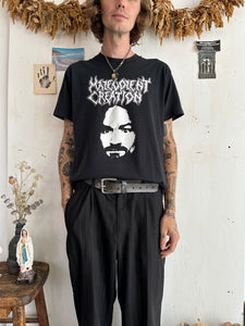 1992 Malevolent Creation Manson "Kill The Pigs" T-Shirt (M/L)