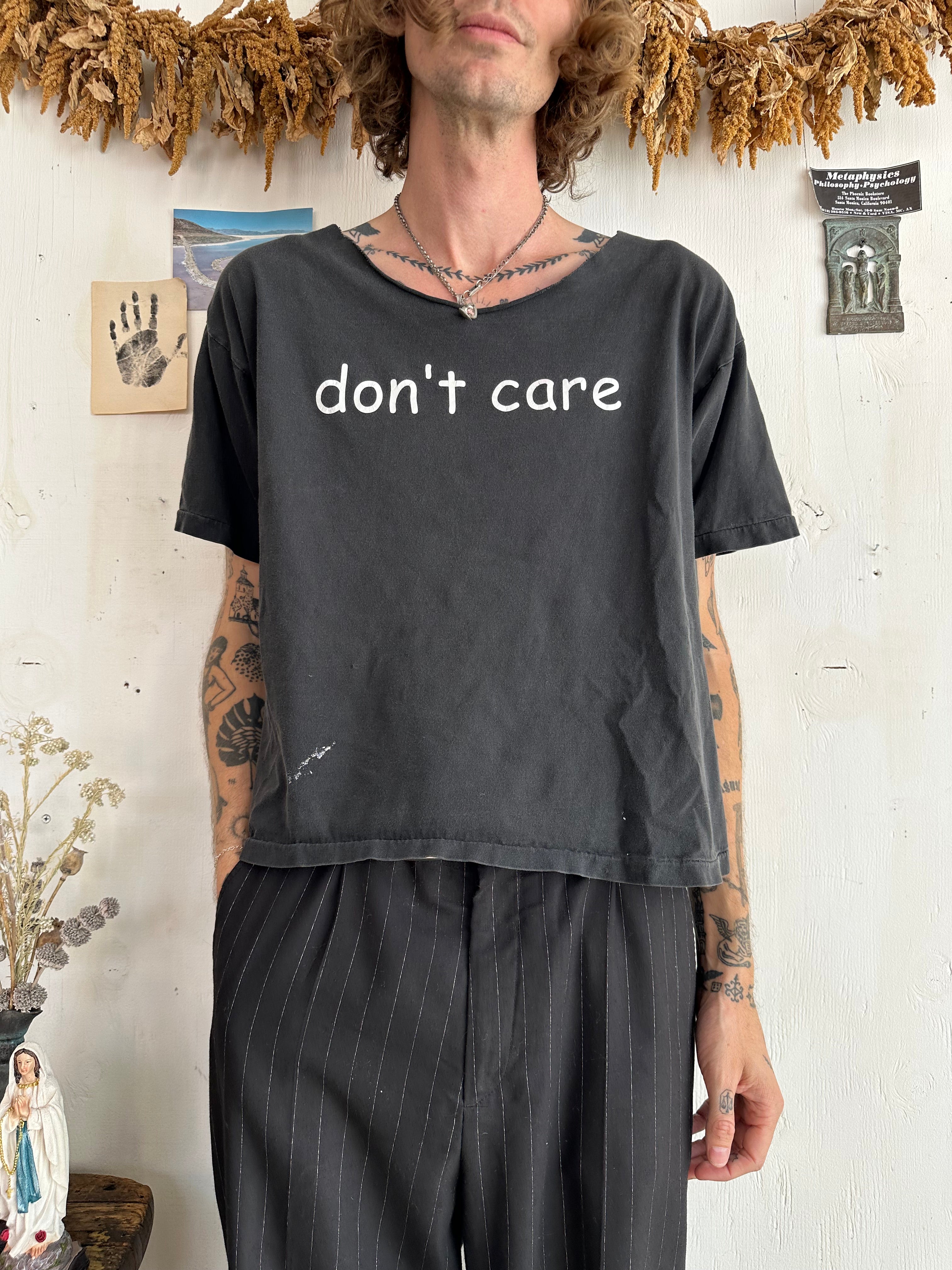 1990s Don’t Care T-Shirt (Boxy M/L)