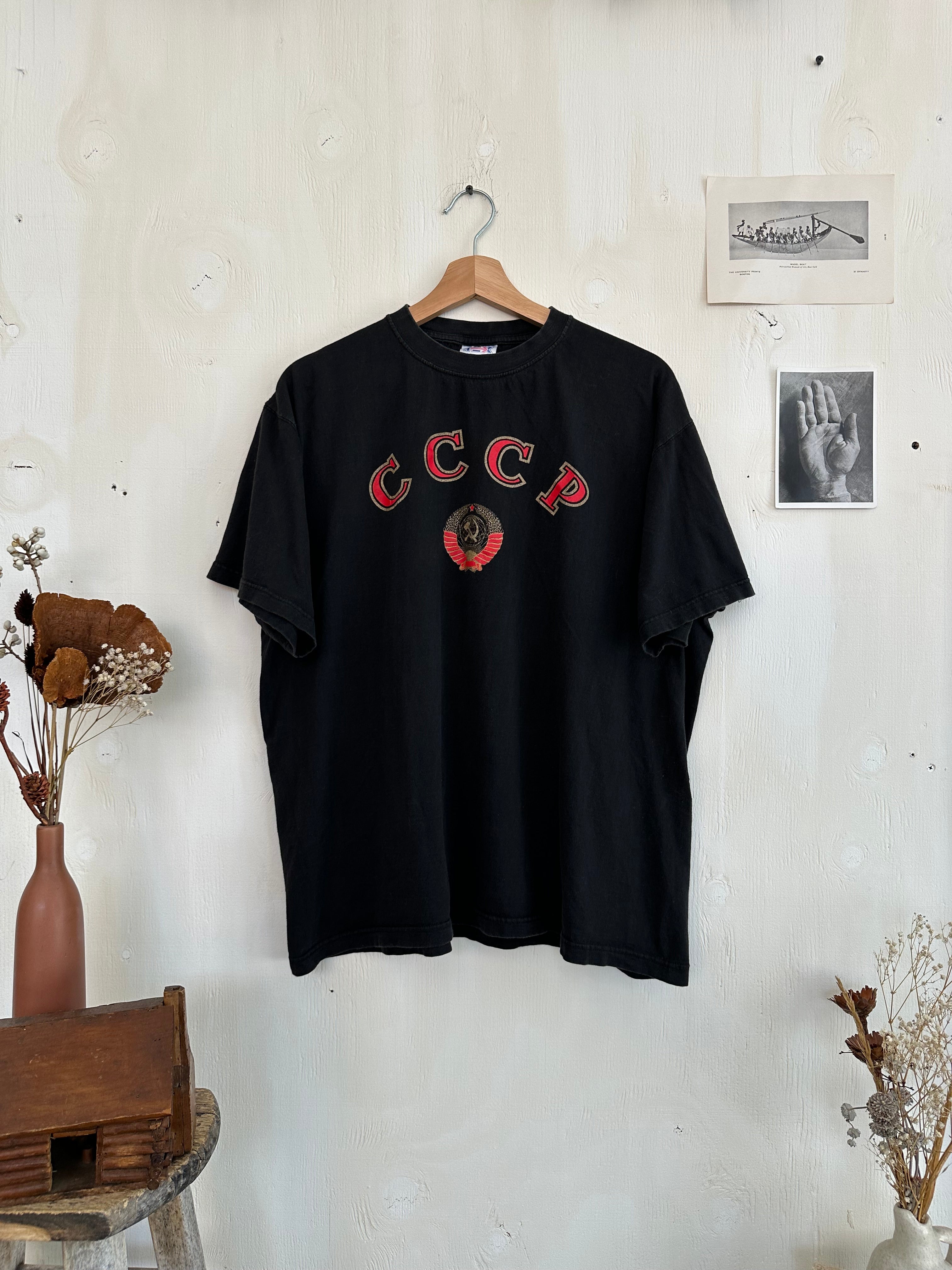 1980s Soviet CCCP T-Shirt (Boxy L/XL)
