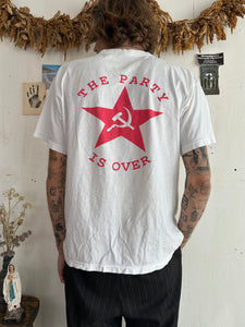 1990s McLenin The Party is Over T-Shirt (Boxy L)