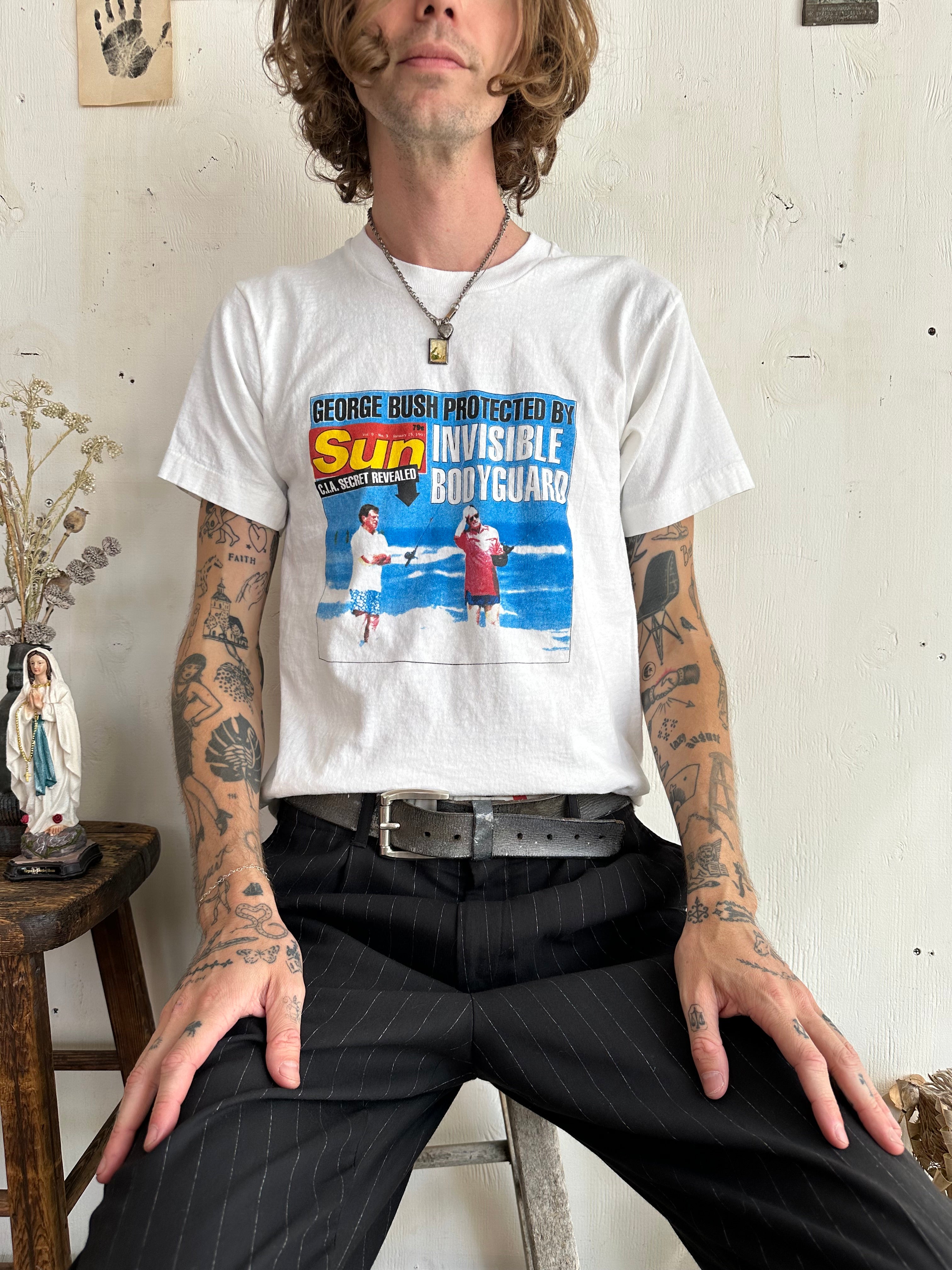 1991 George Bush Invisible Bodyguard Tee (S/M)