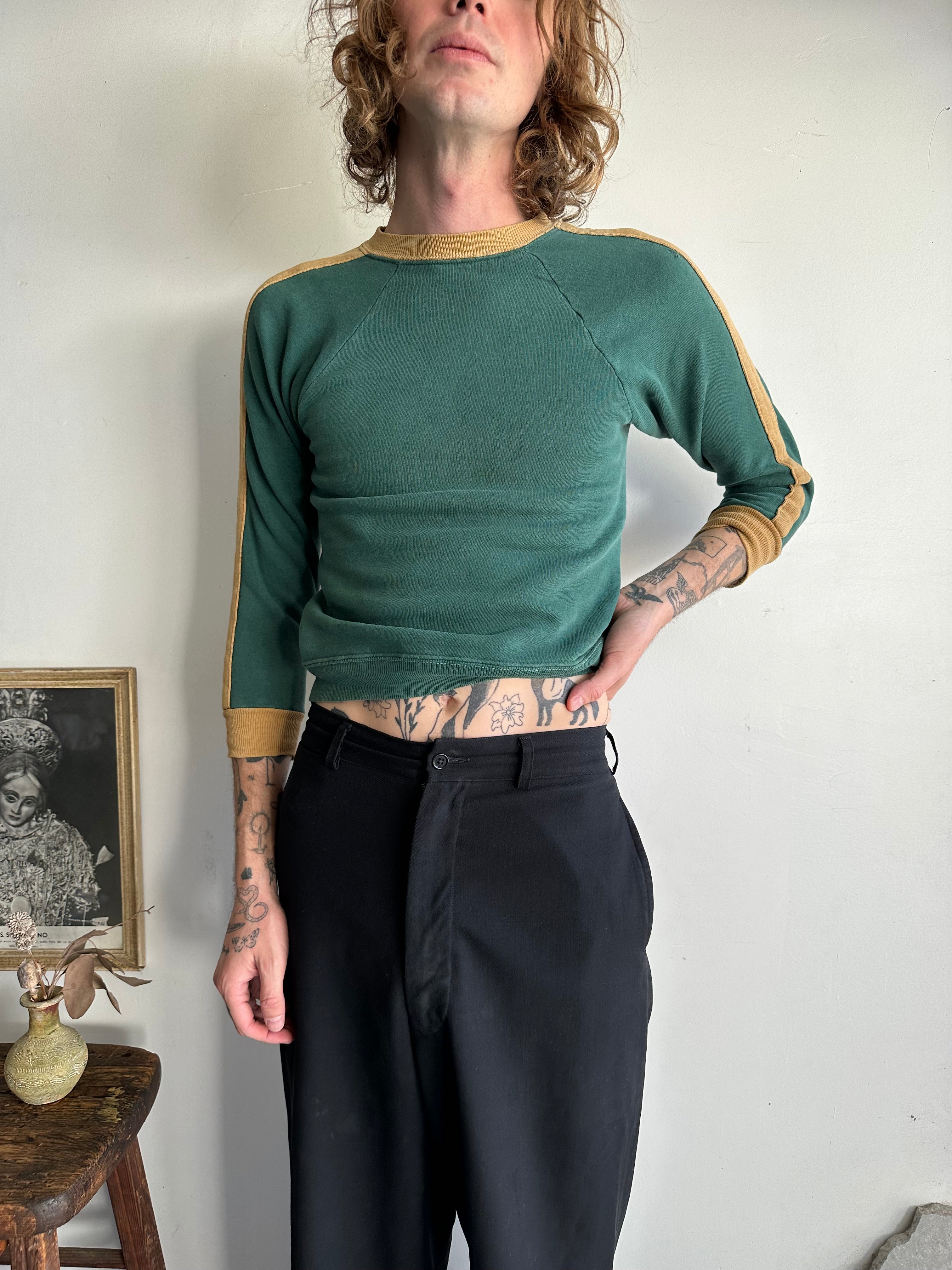 1960s Well-Worn Evergreen Sweatshirt (S/M)