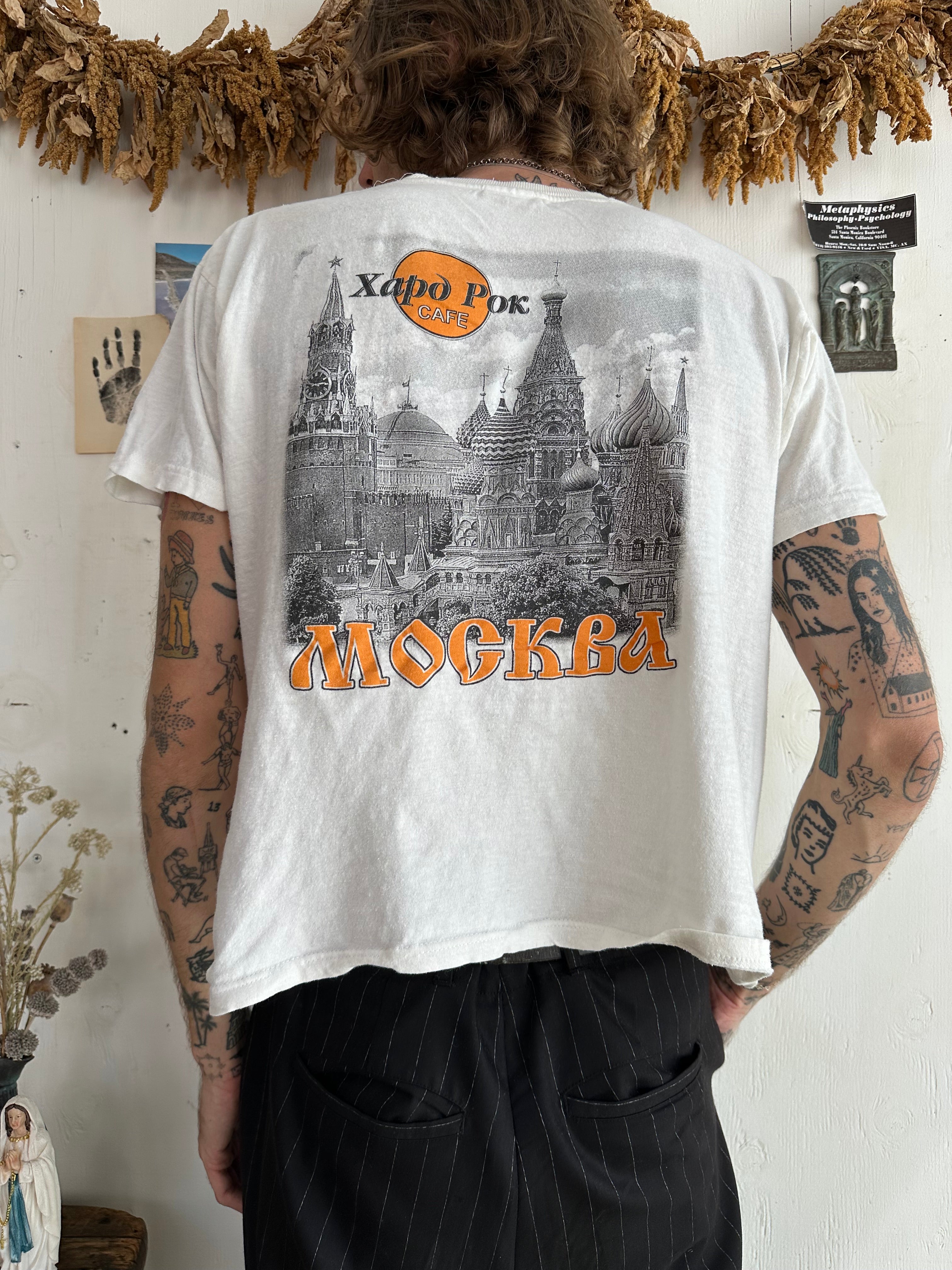 1990s Hard Rock Cafe Russia T-Shirt (Boxy M)