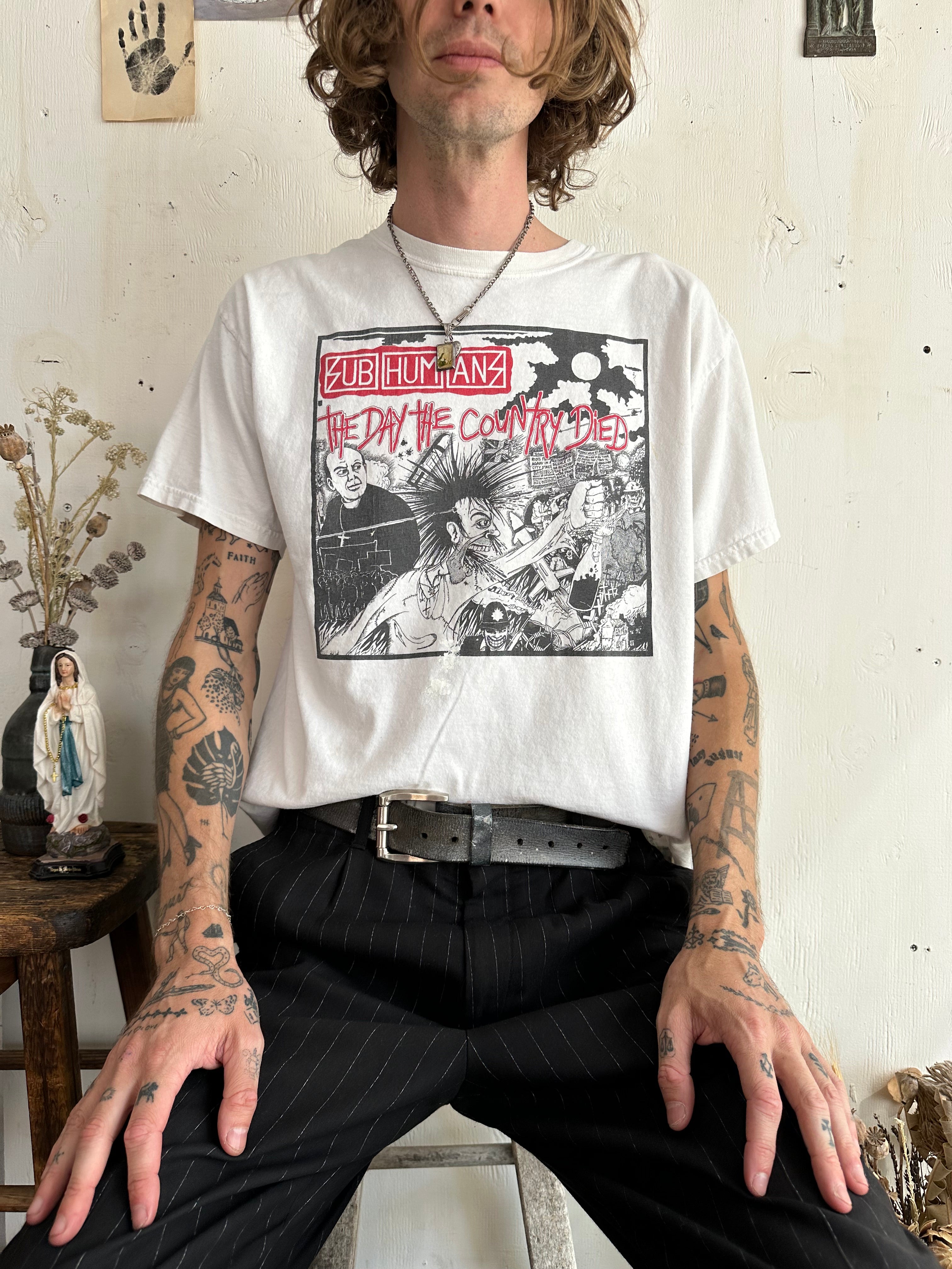 2000s Well-Worn Subhumans Tee (Boxy L)