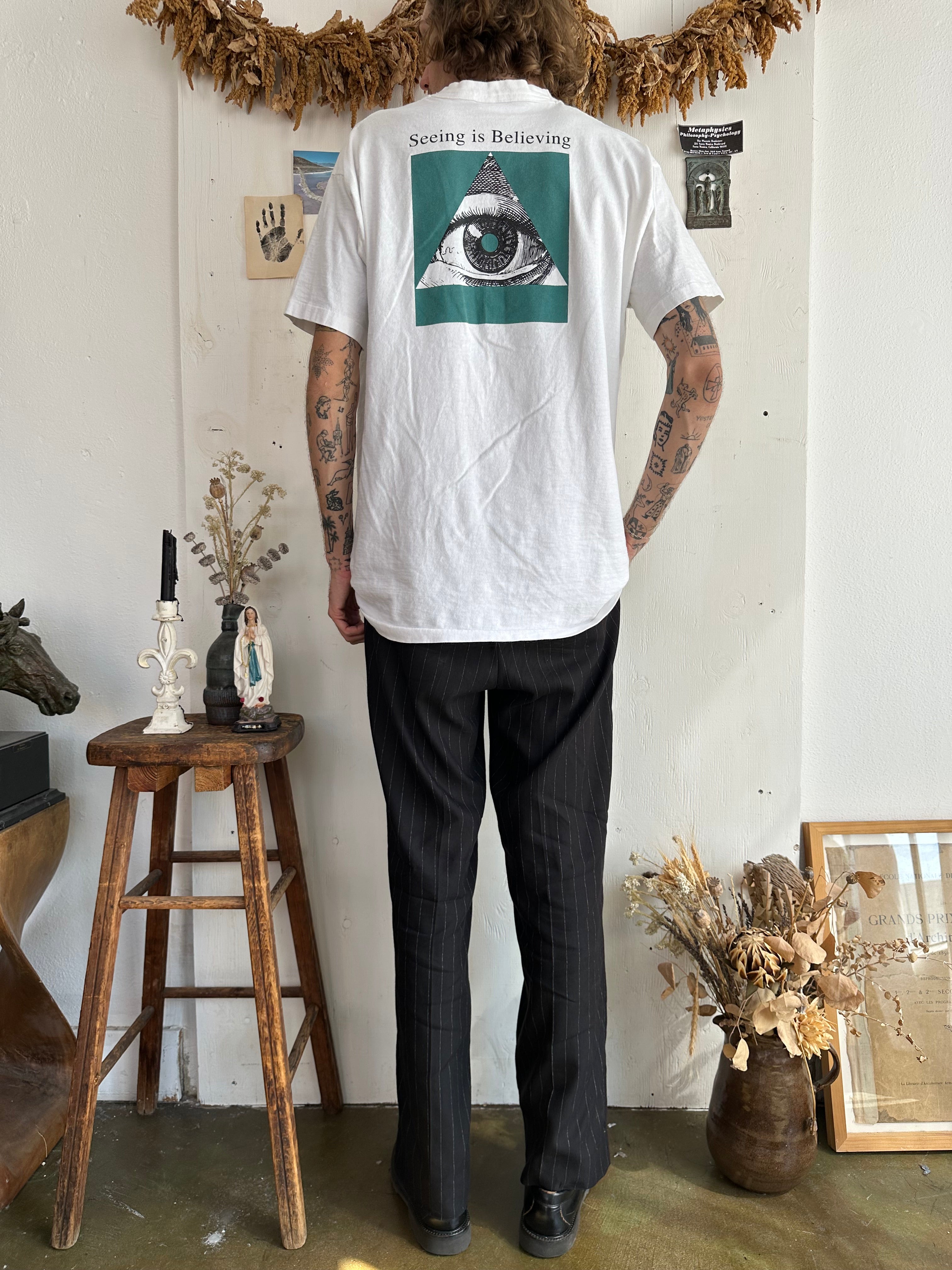 1990s Seeing is Believing T-Shirt (XL)