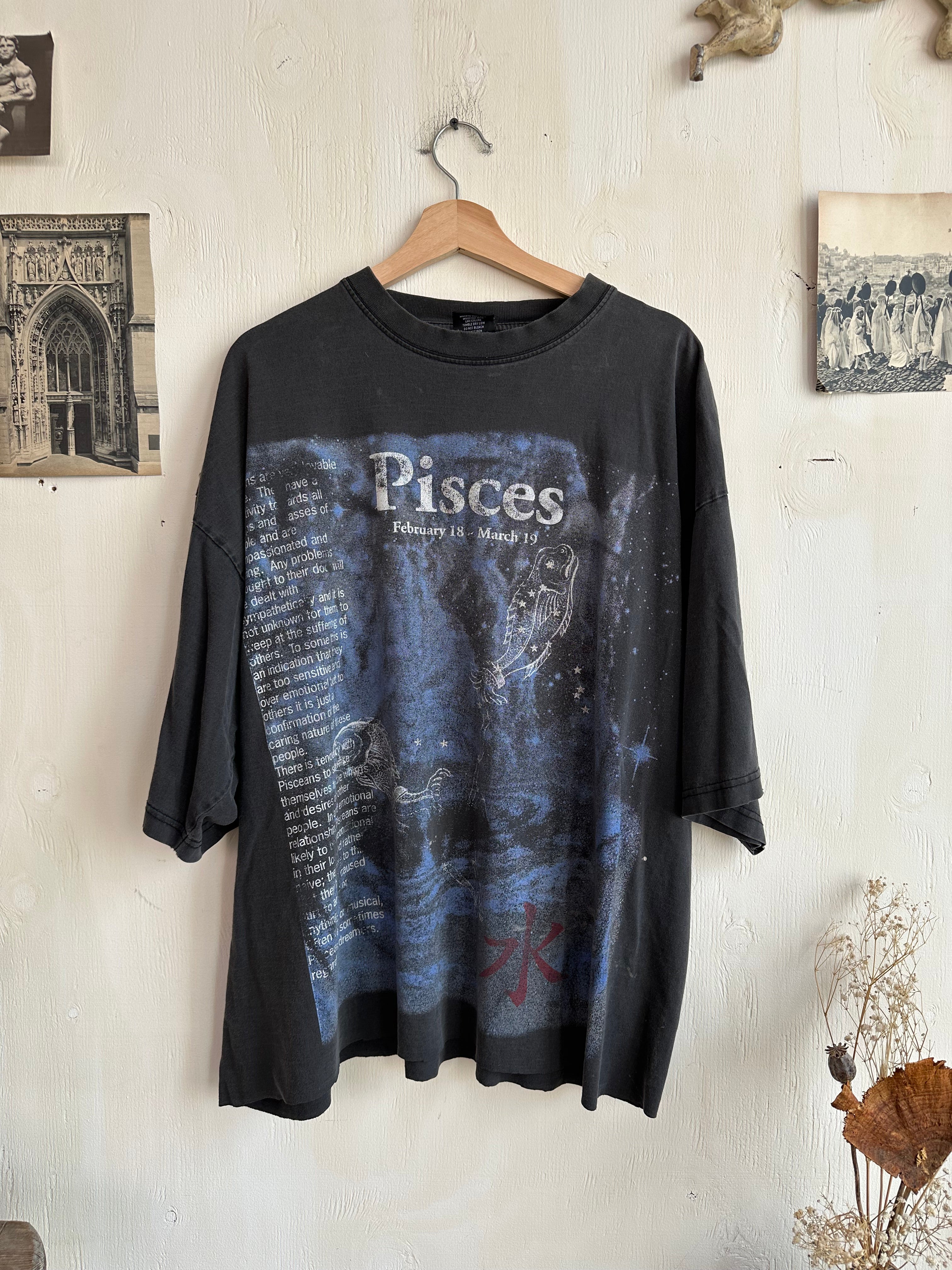 2000s Chopped Pisces T-Shirt (Boxy XXL)