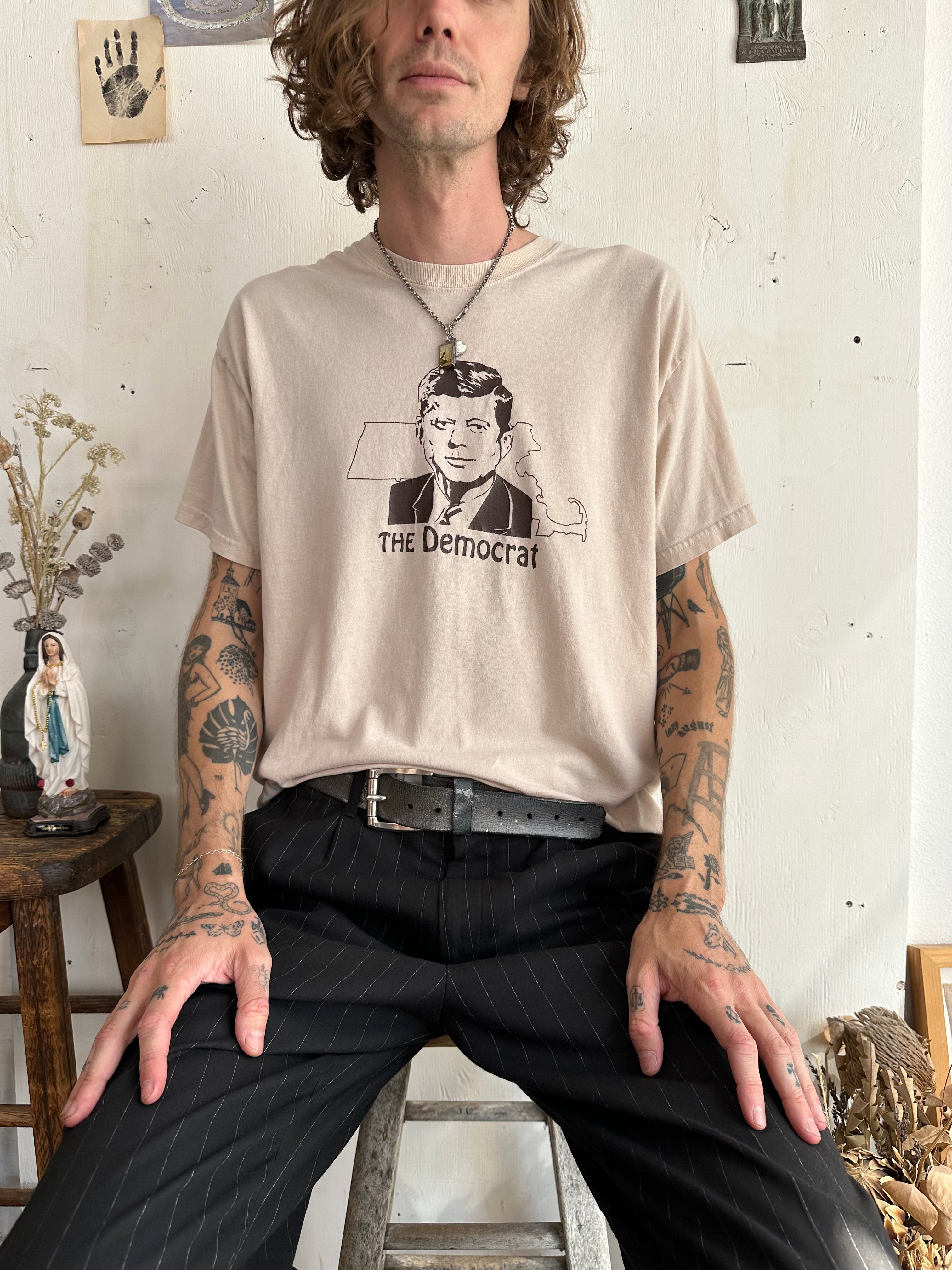 1990s The Democrat JFK T-Shirt (XL)