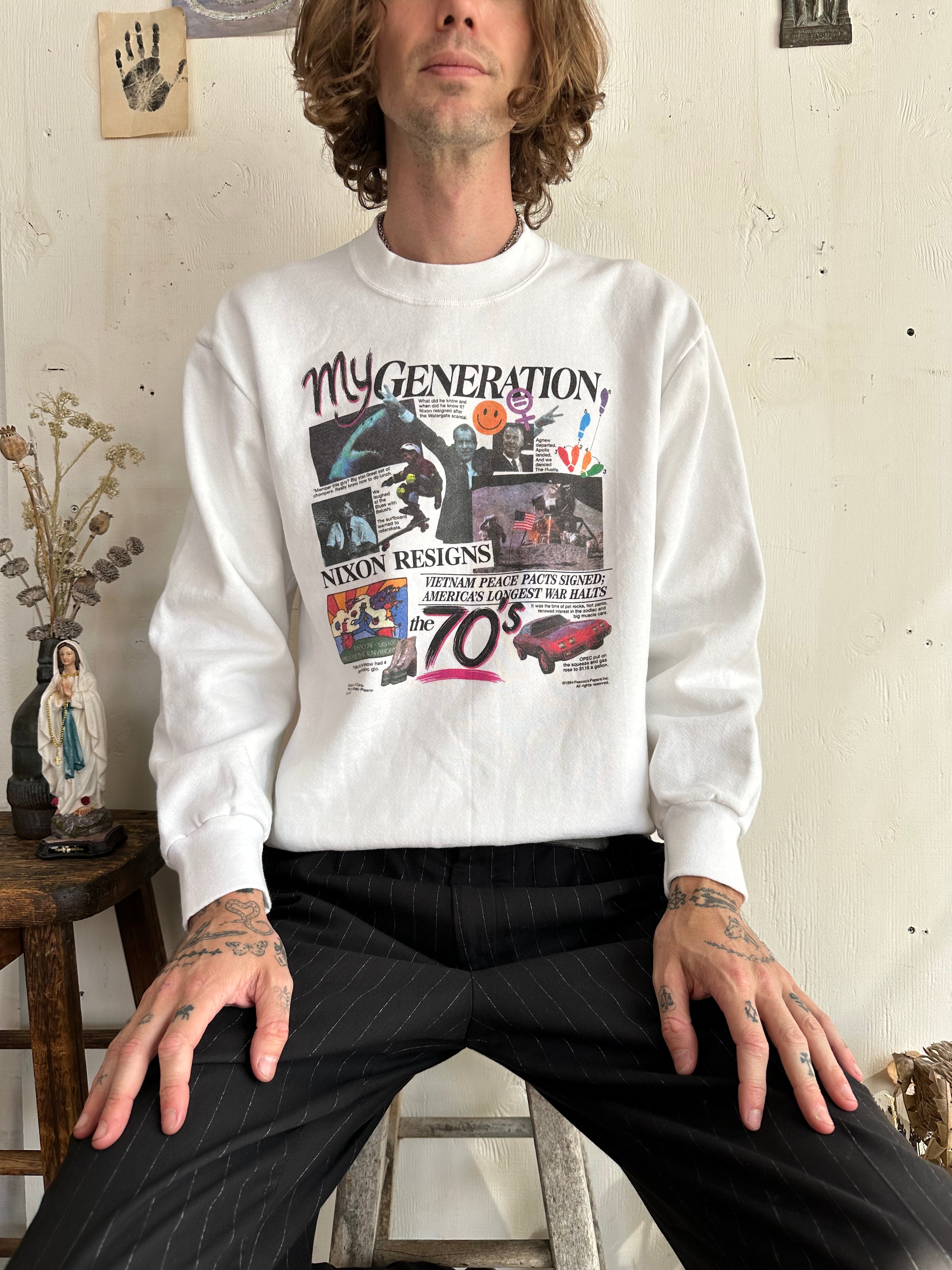 1990s Seventies Sweatshirt (M/L)