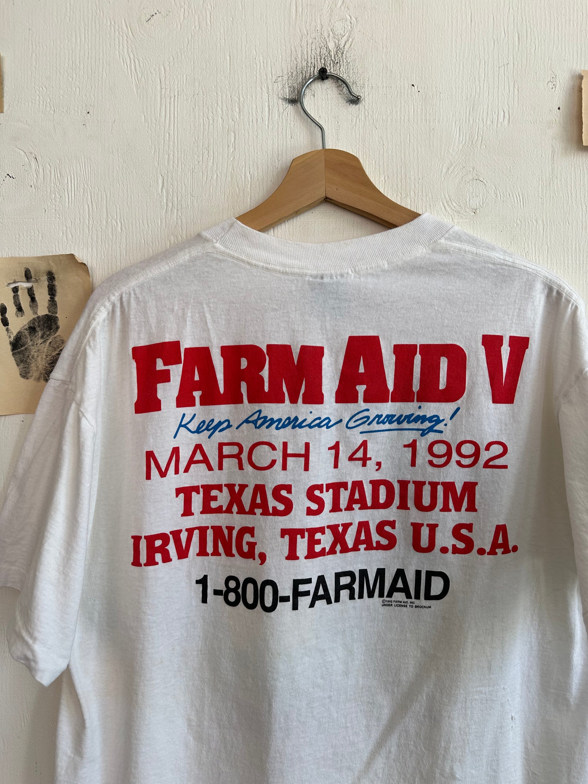1992 Farm Aid Tee