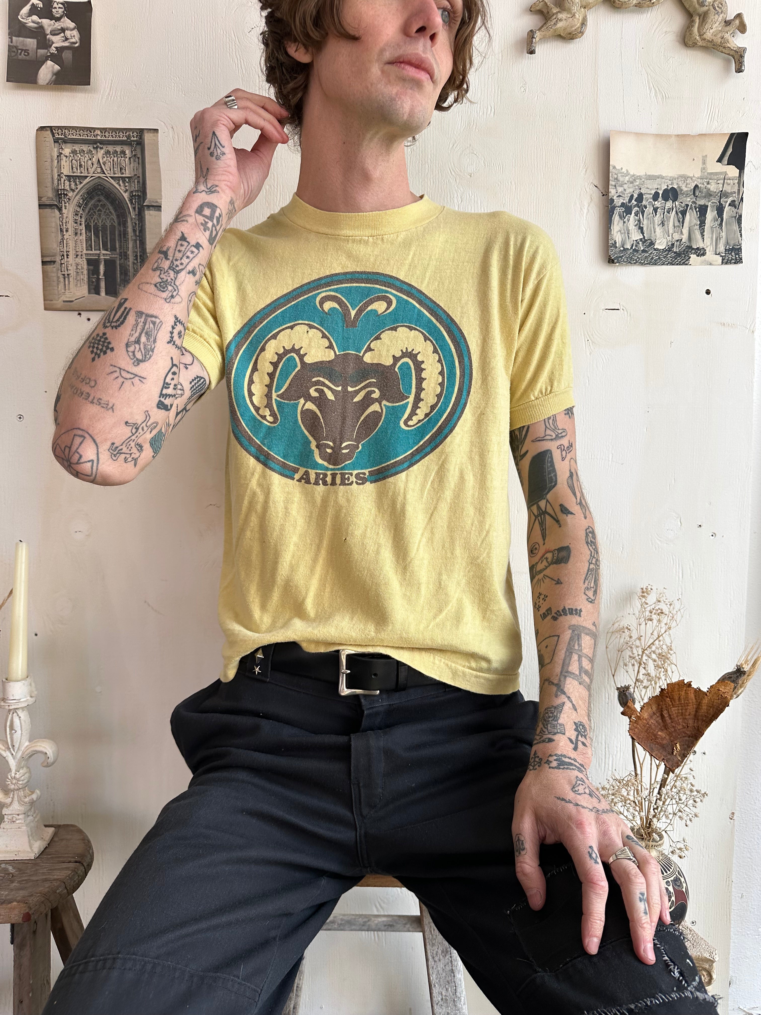 1970s Well Worn Aries Tee (M)