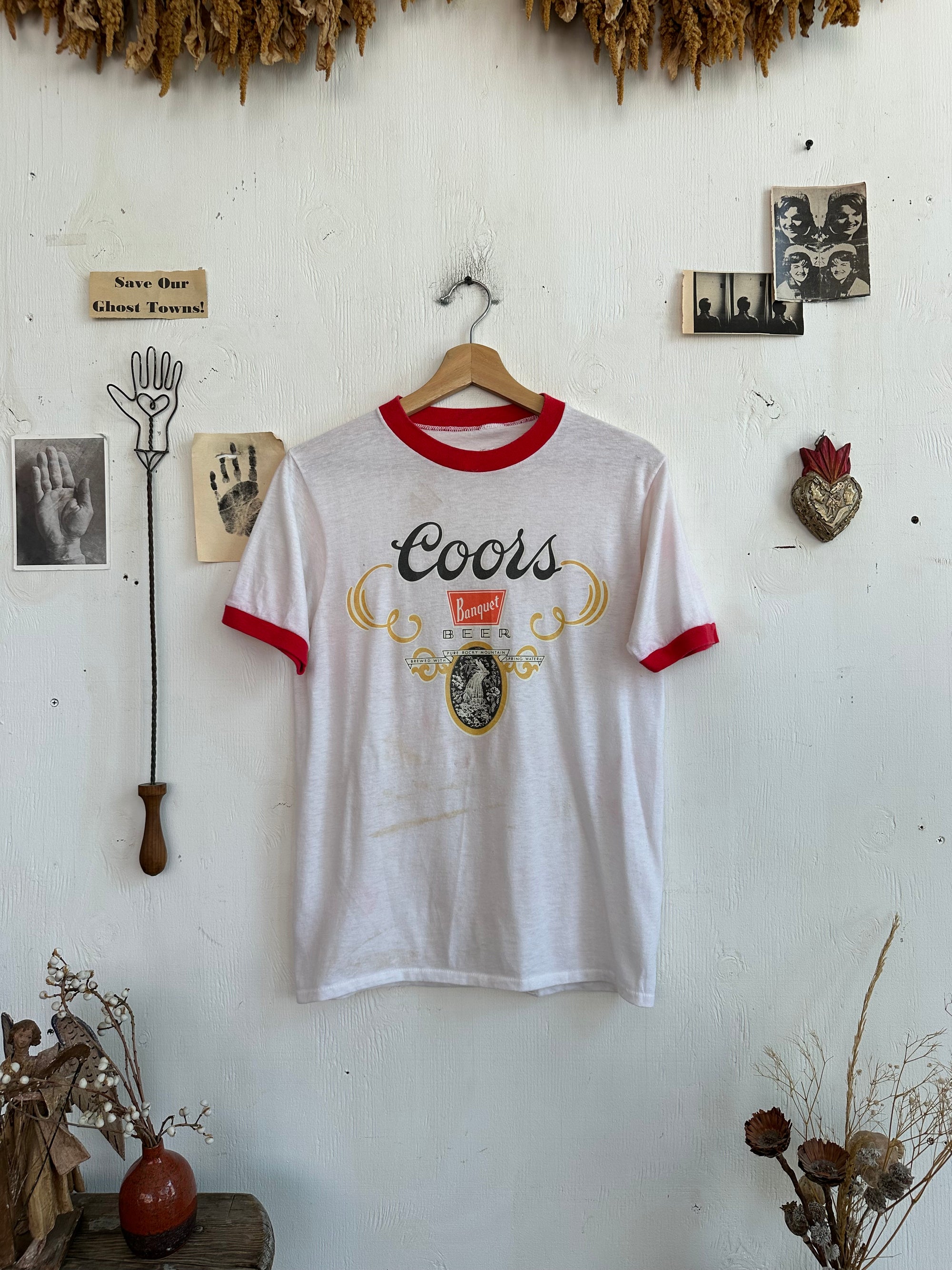 1980s Well Worn Coors Ringer