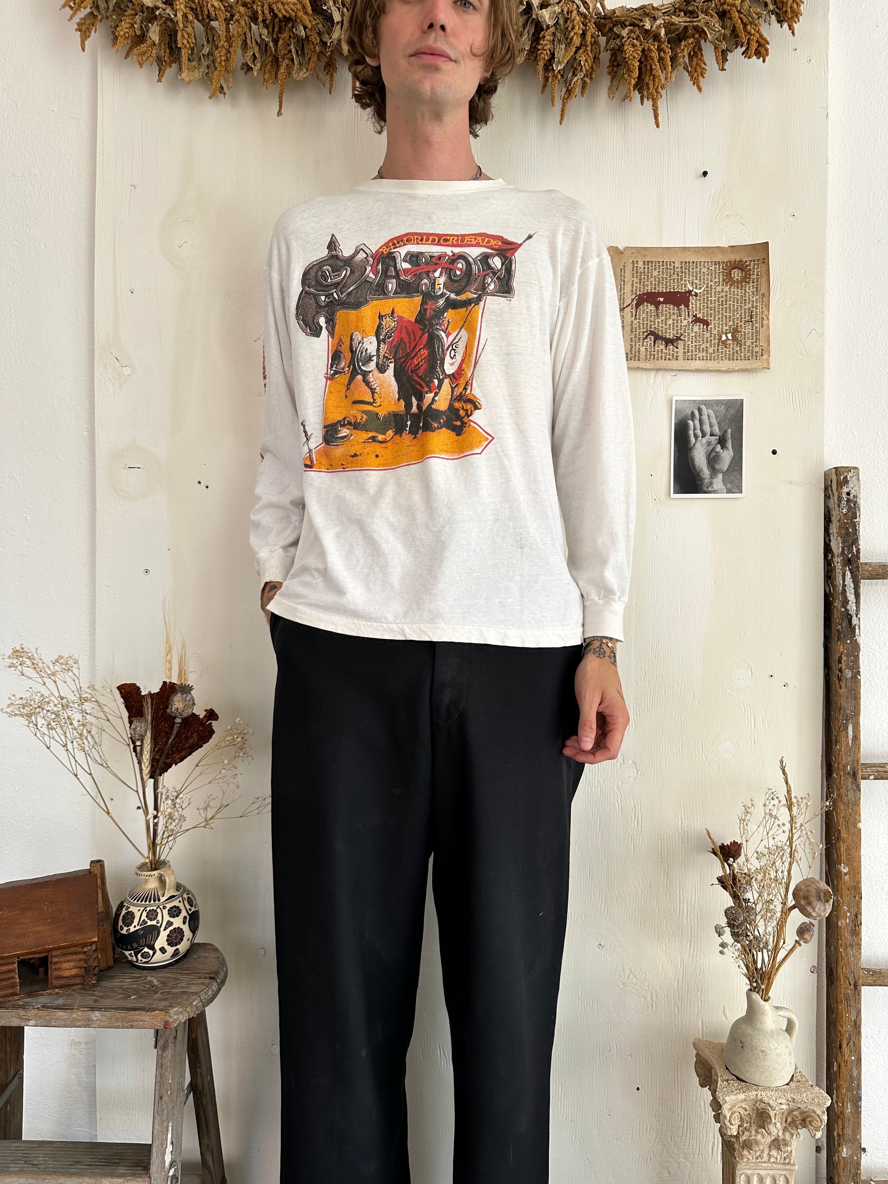 1984 Saxon World Crusade Long Sleeve (Boxy M)