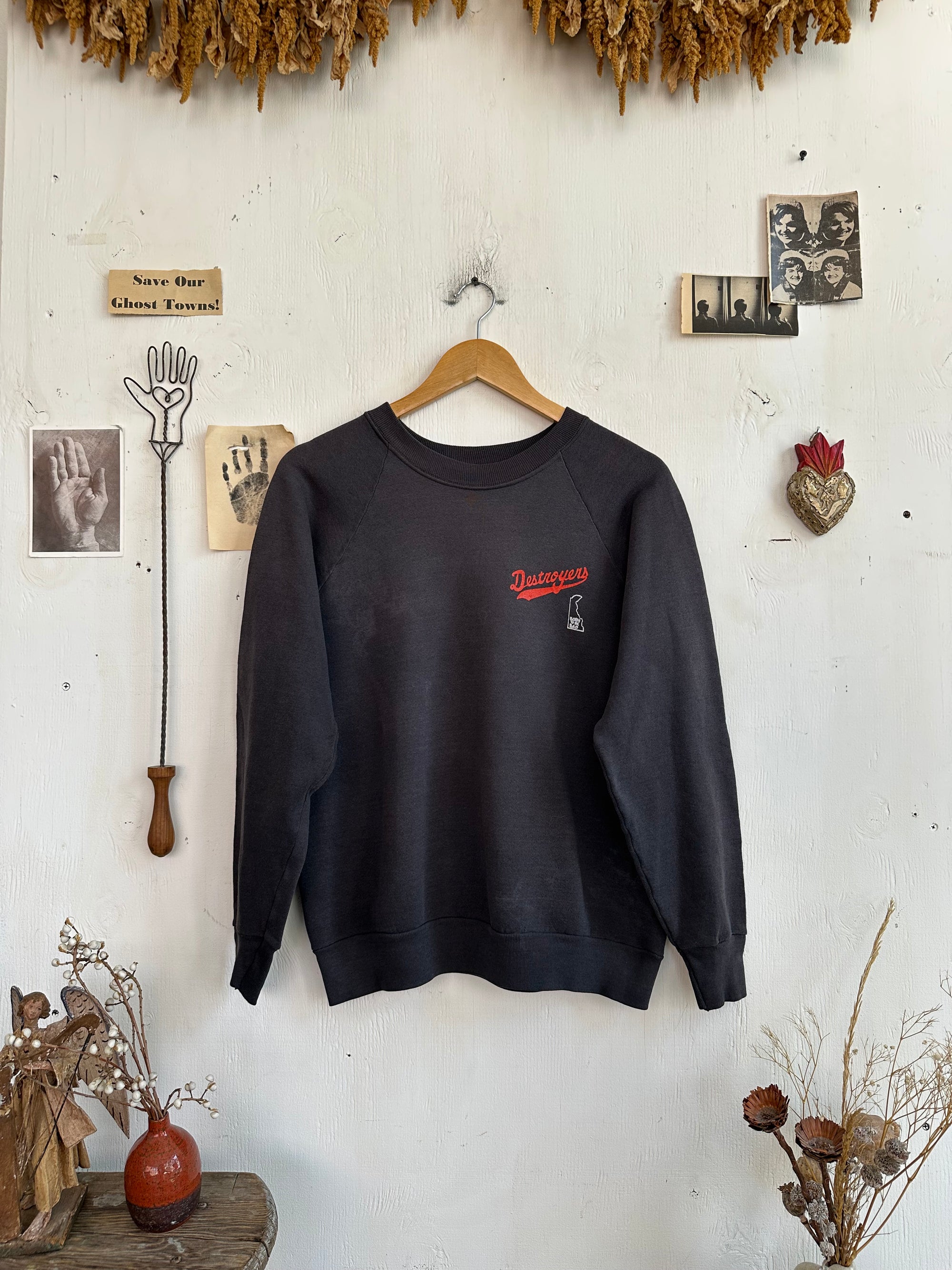 1990s Sunfaded Destroyers Born To Be Bad Crewneck
