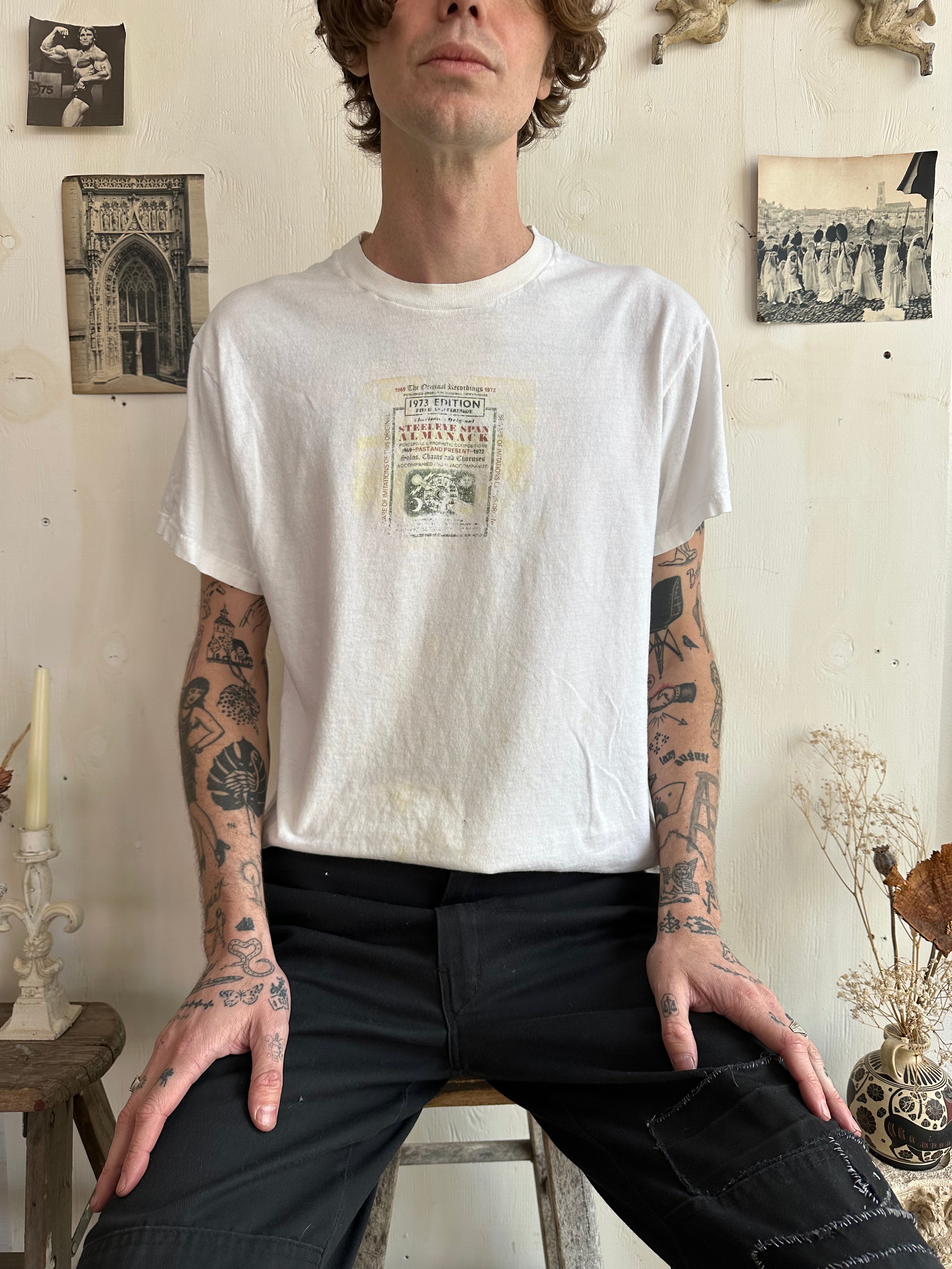 1990s Faded Steeleye Almanac T-Shirt (L)