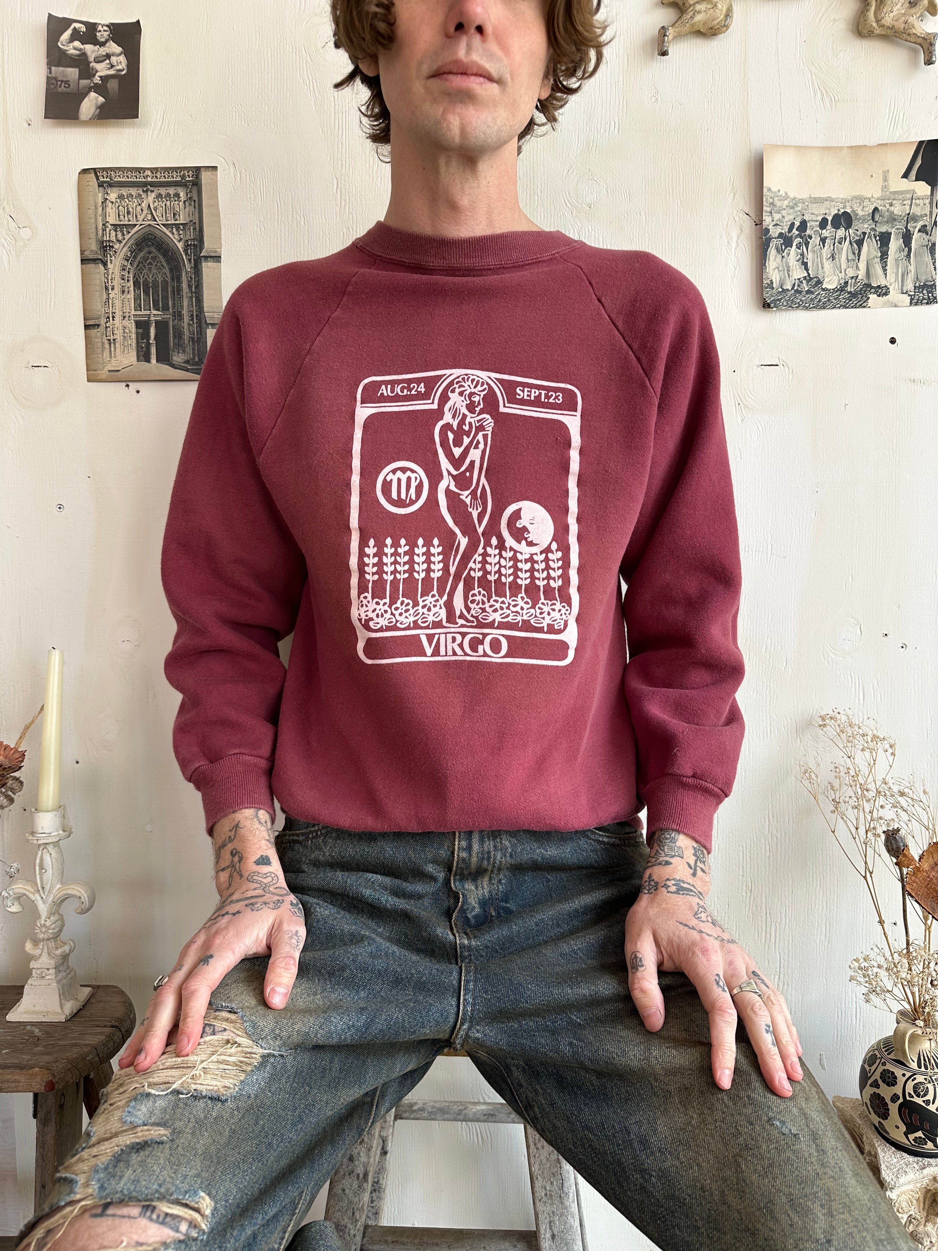 1970s Virgo Sweatshirt (S/M)