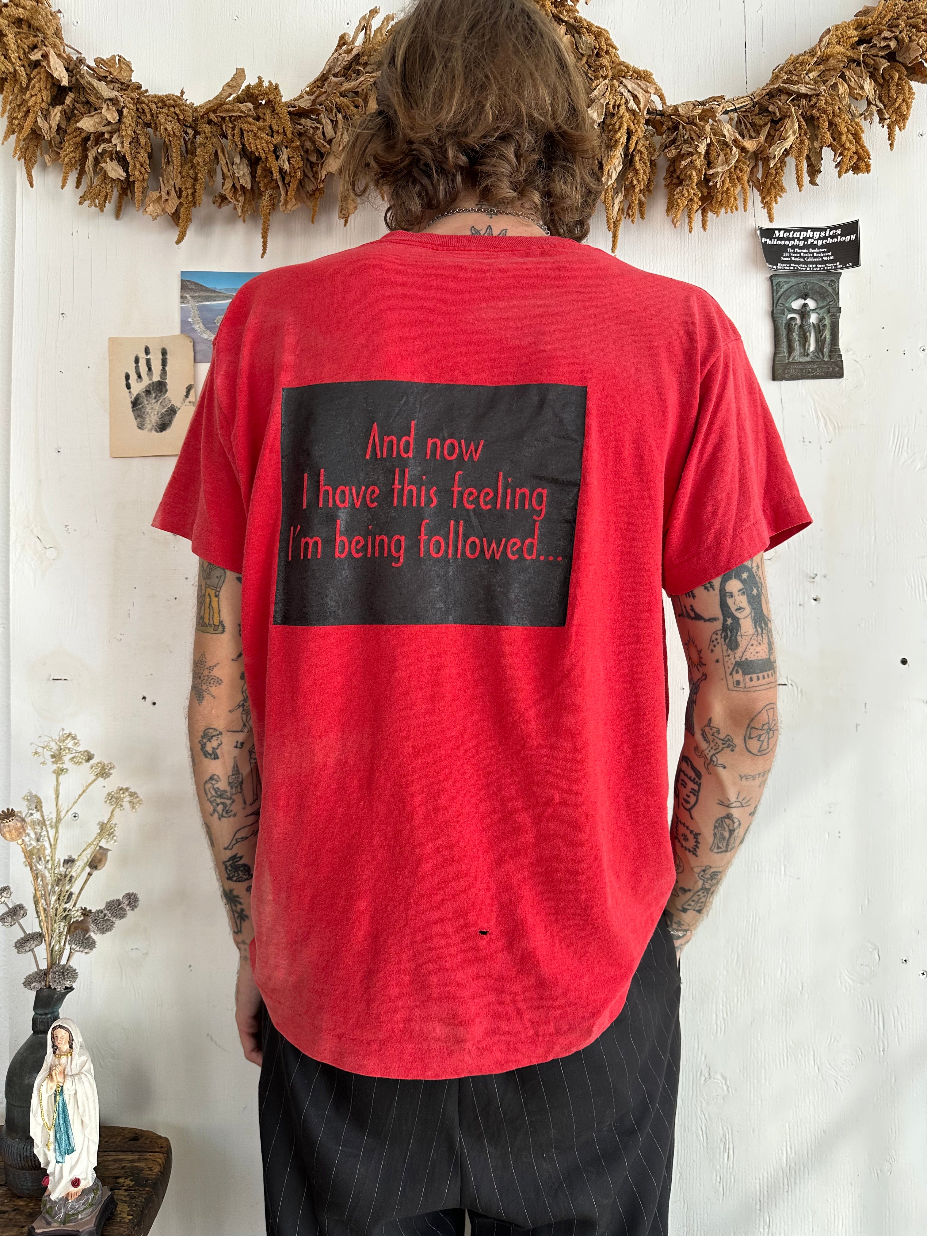 1980s Sunfaded Dark Conspiracy T-Shirt (L/XL)