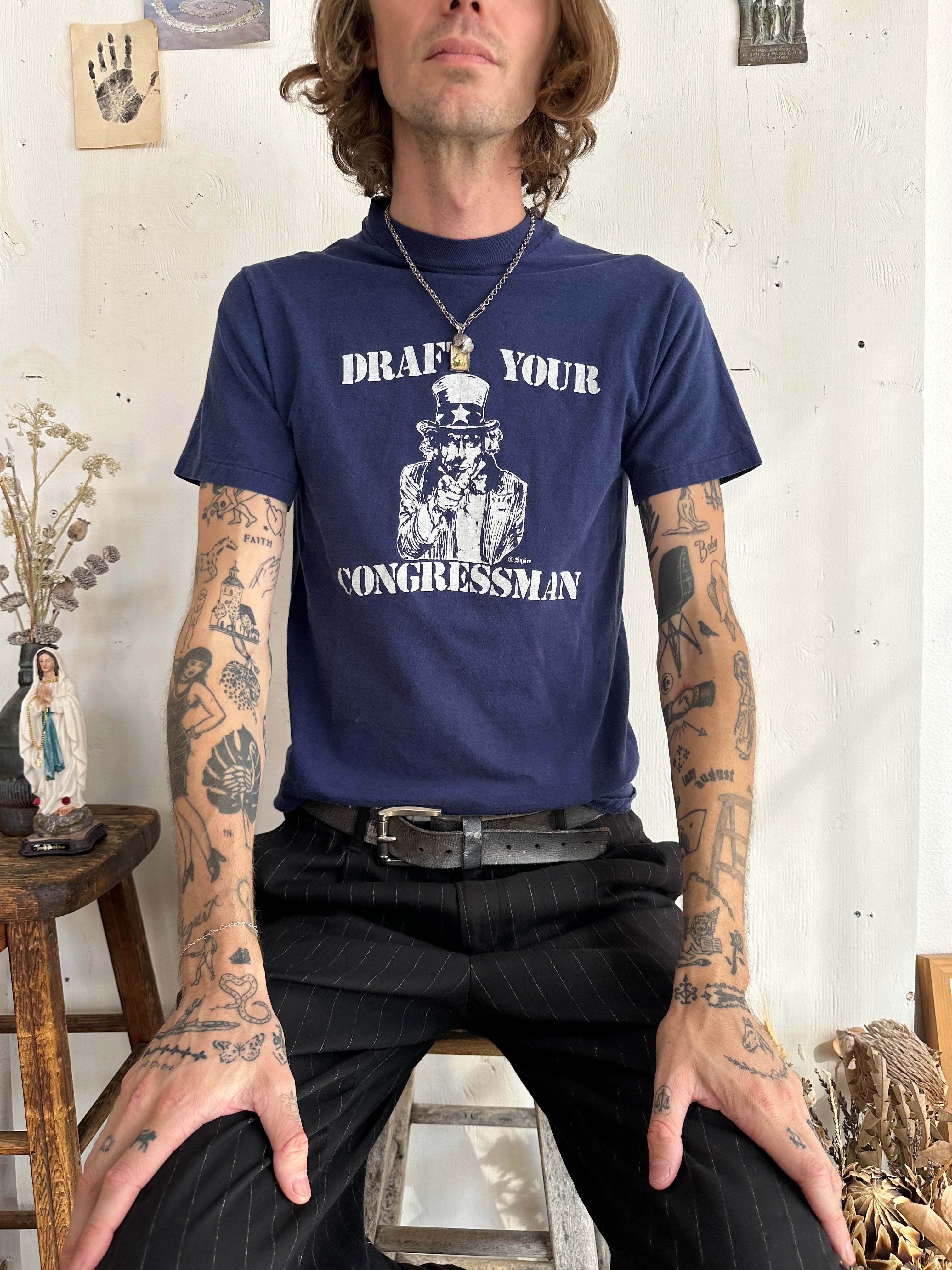 1970s Draft Your Congressman Tee (M)