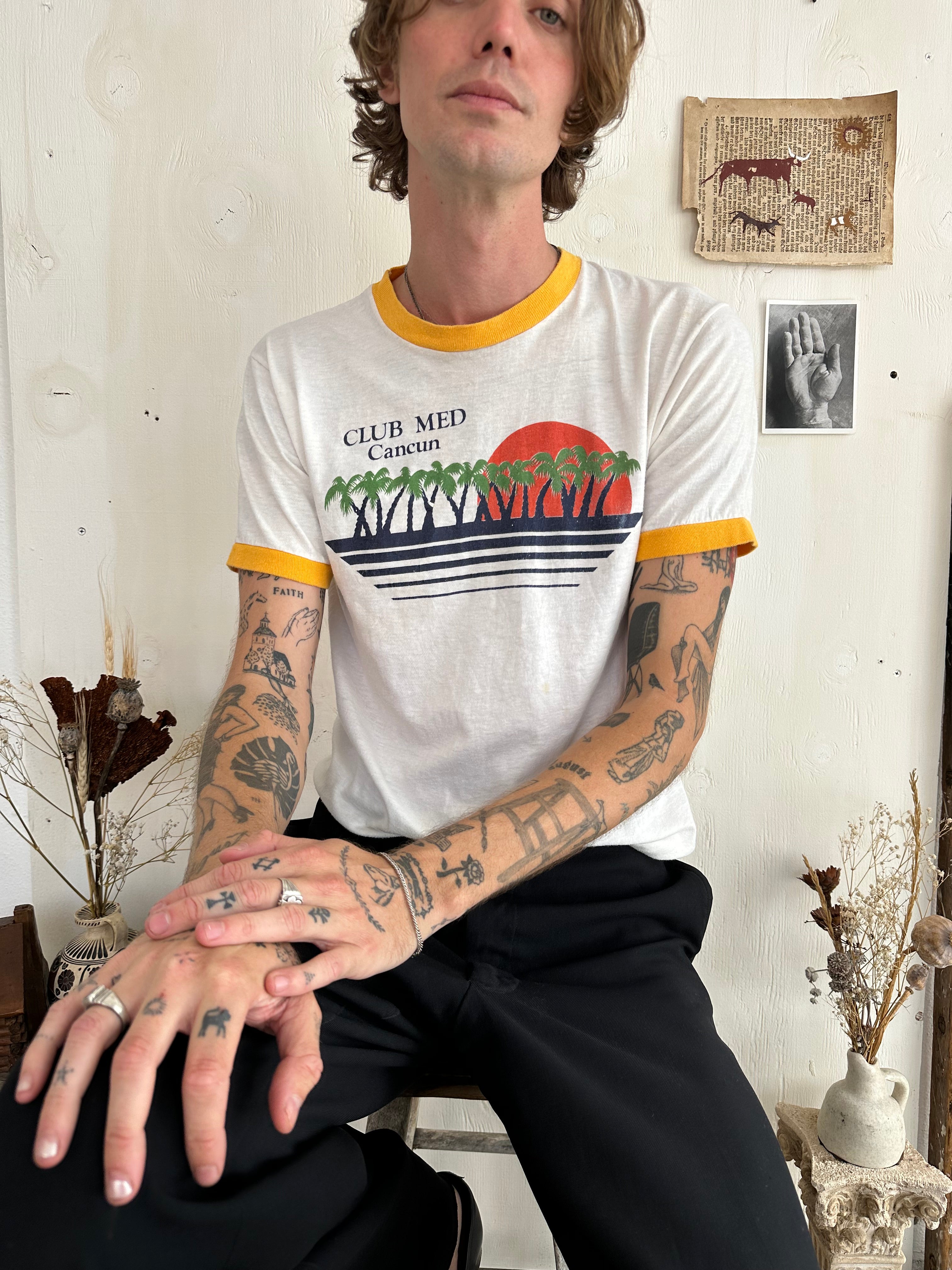 1970s Faded Cancun T-Shirt (M)