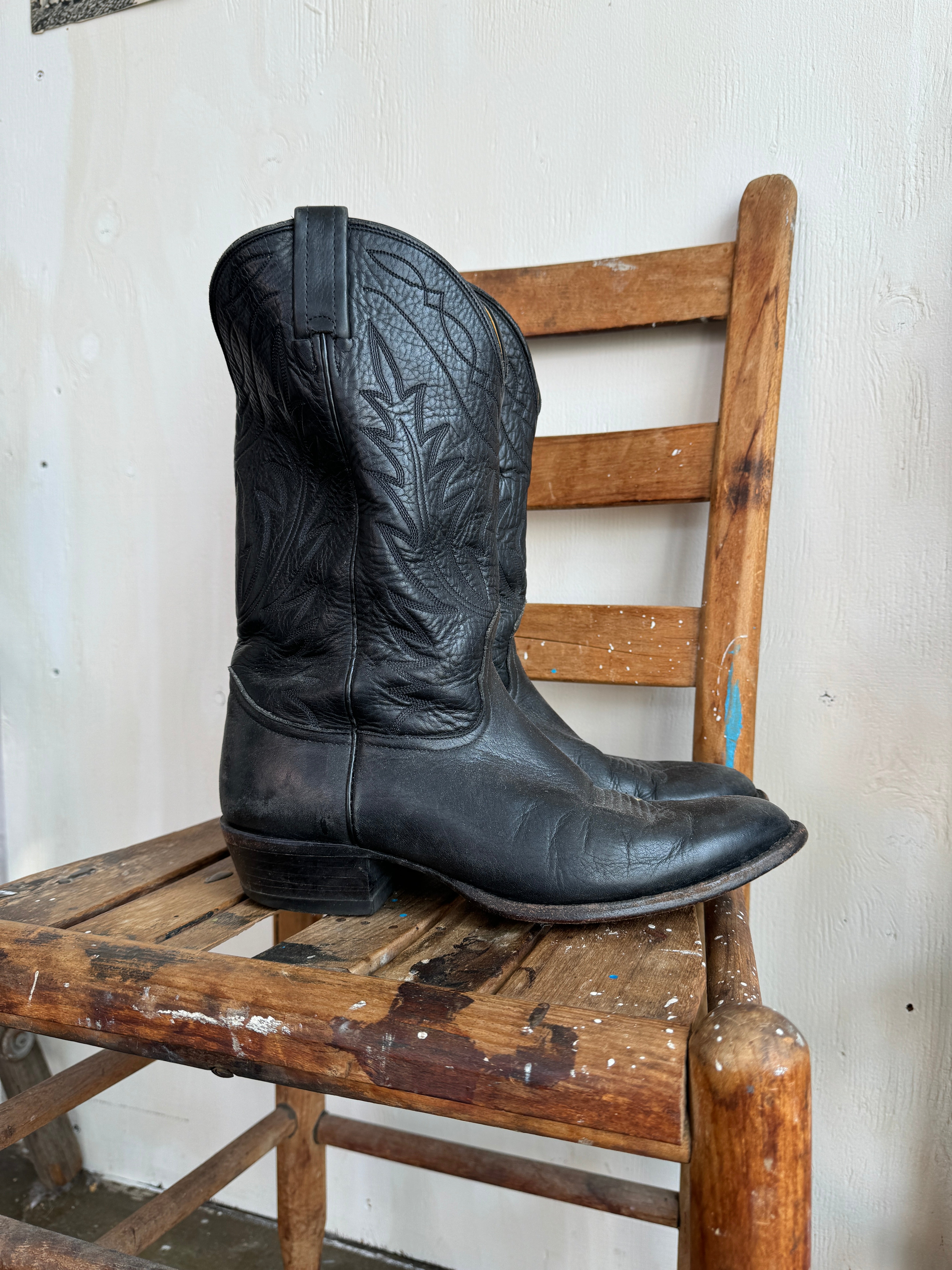 Vintage Made in the USA Cowboy Boots (8.5)